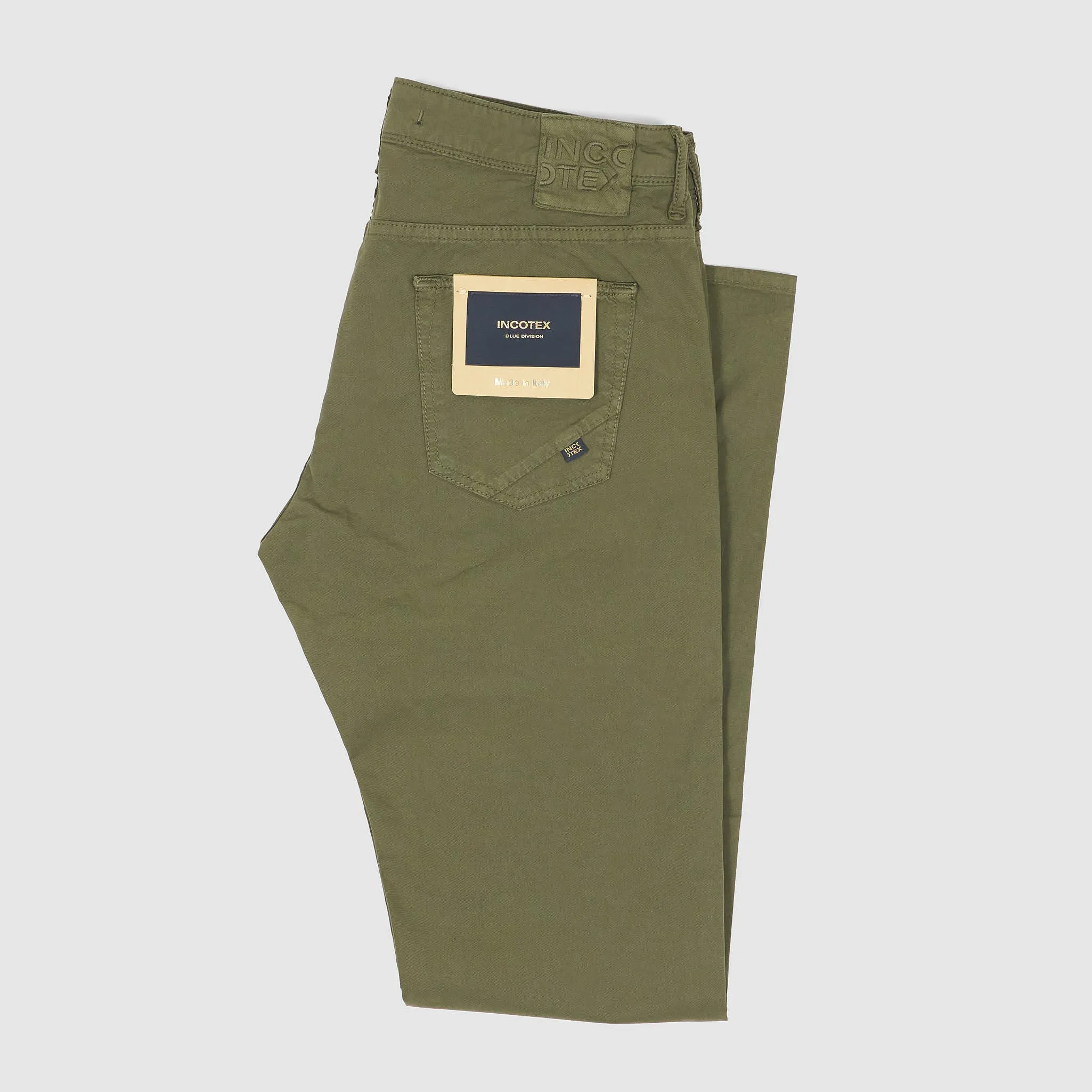Incotex Blue Division 5-Pocket Vintage Tapered Slim-Fit Jeans