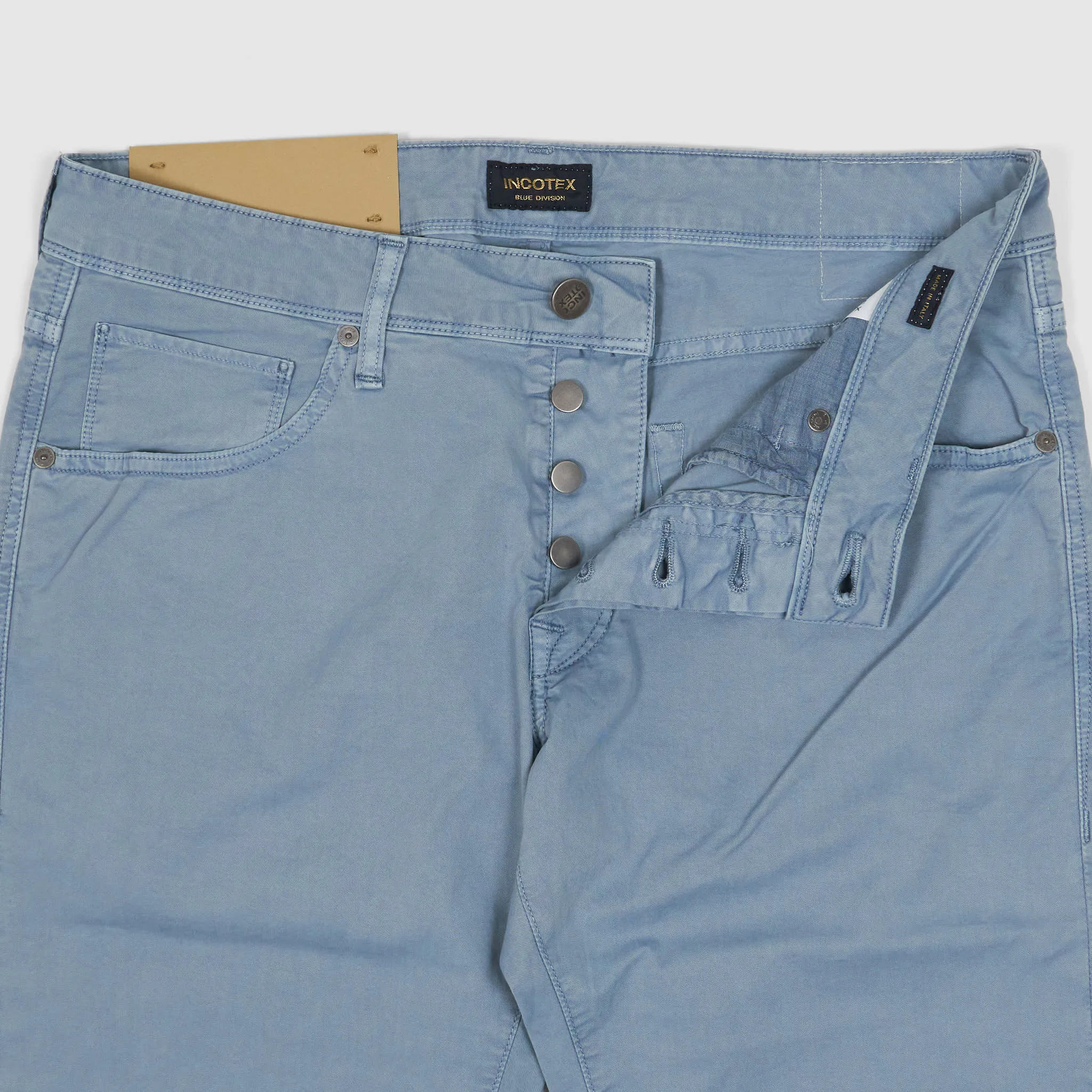 Incotex Blue Division 5-Pocket Vintage Tapered Slim-Fit Jeans