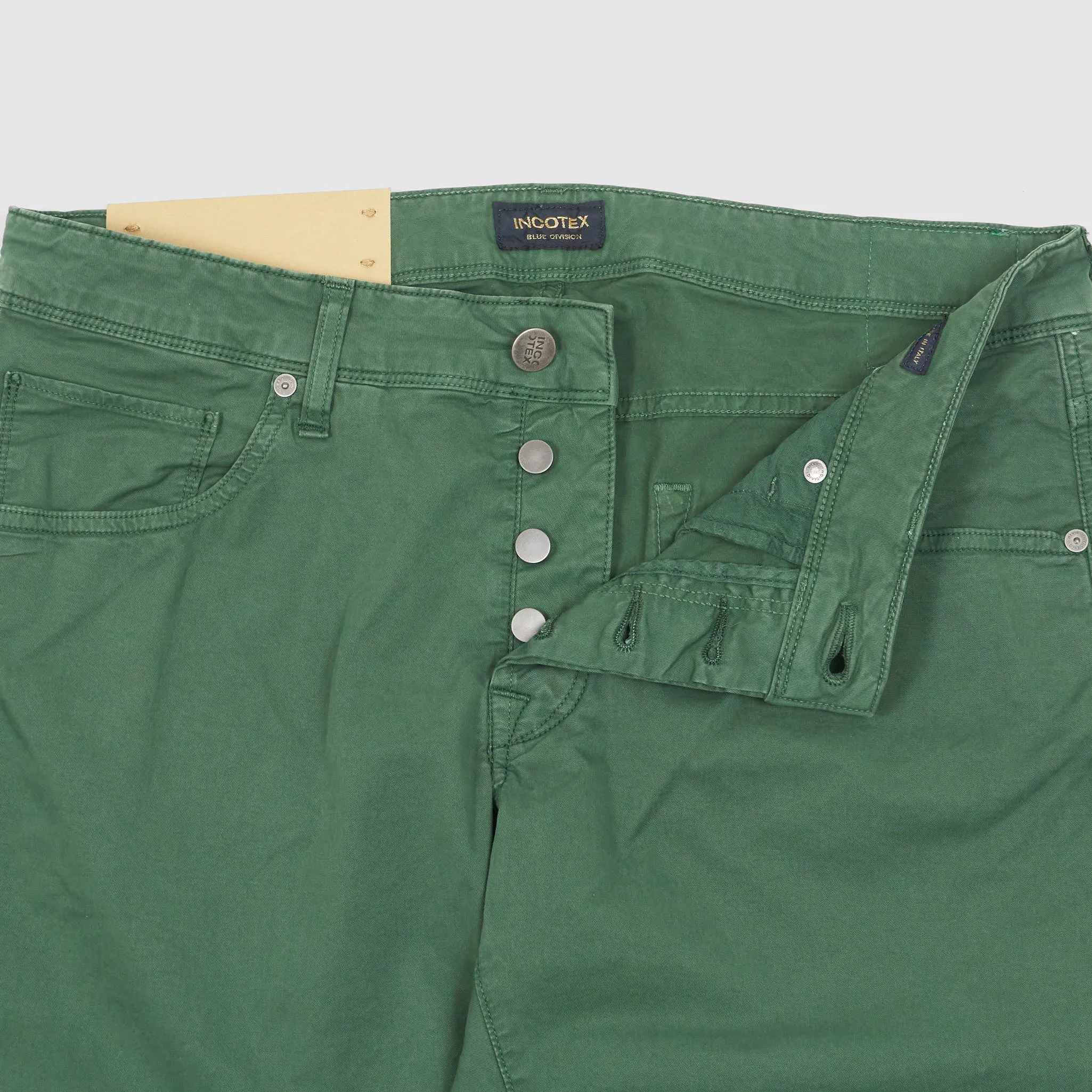 Incotex Blue Division 5-Pocket Vintage Tapered Slim-Fit Jeans
