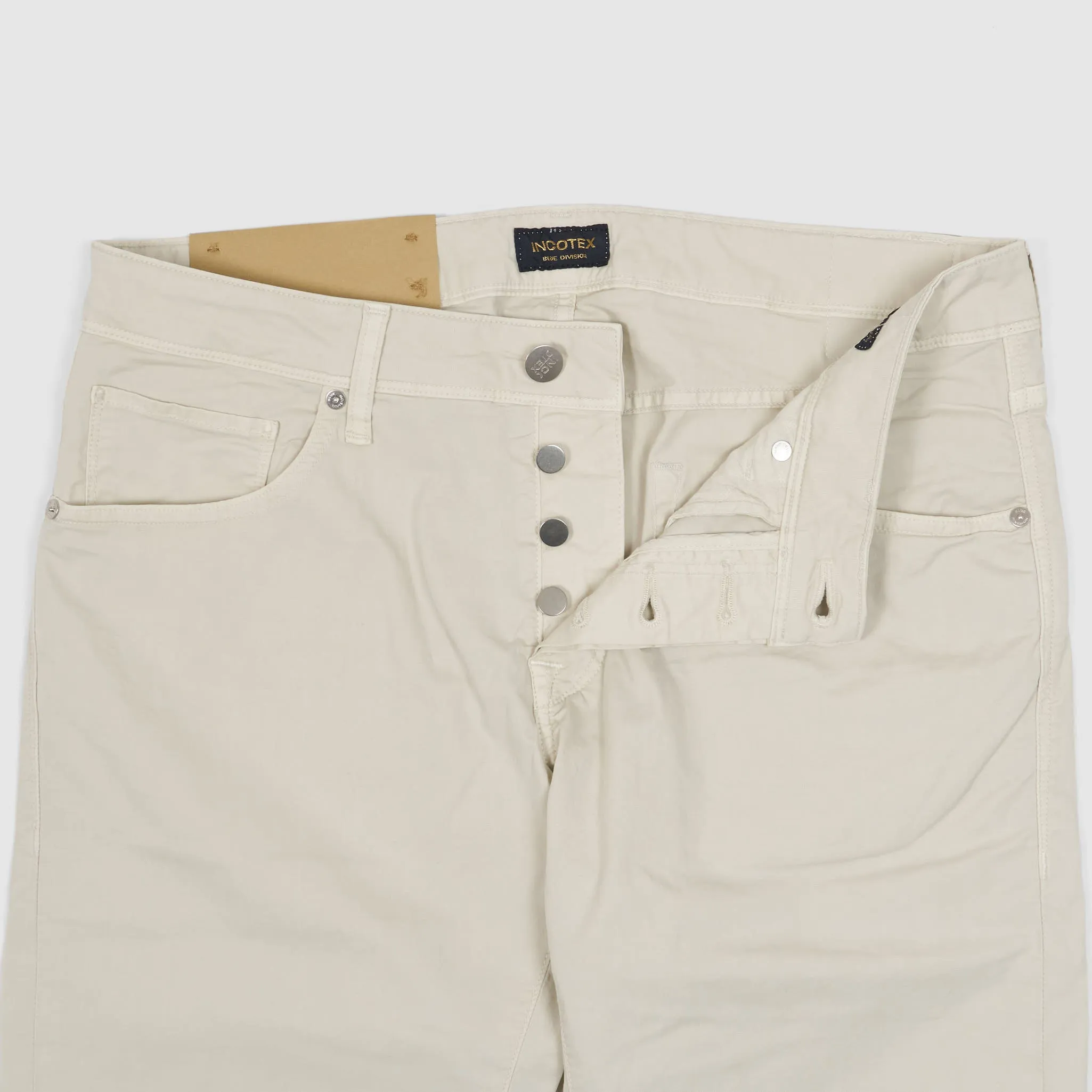 Incotex Blue Division 5-Pocket Vintage Tapered Slim-Fit Jeans