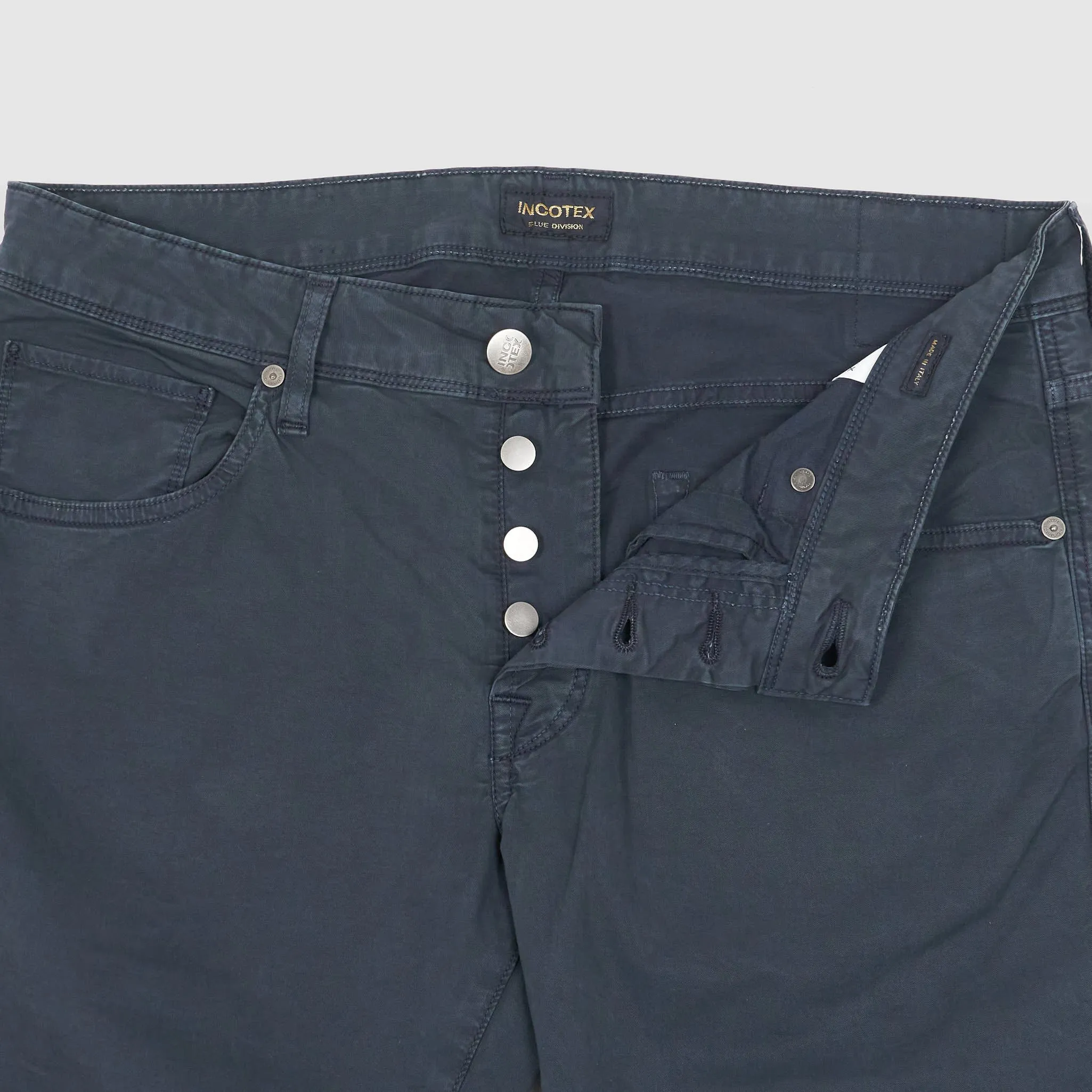 Incotex Blue Division 5-Pocket Vintage Tapered Slim-Fit Jeans