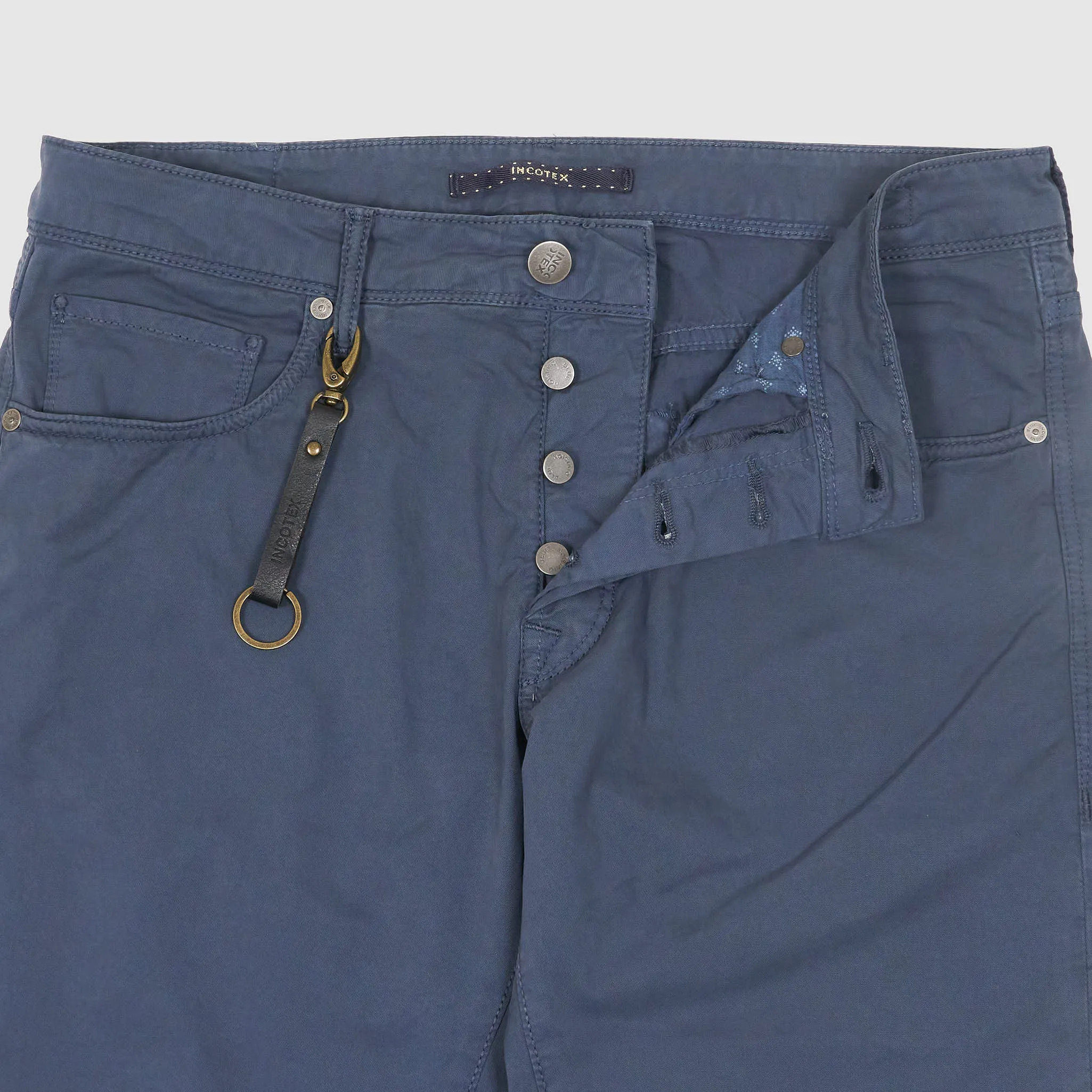 Incotex Blue Division 5-Pocket Vintage Tapered Slim-Fit Jeans