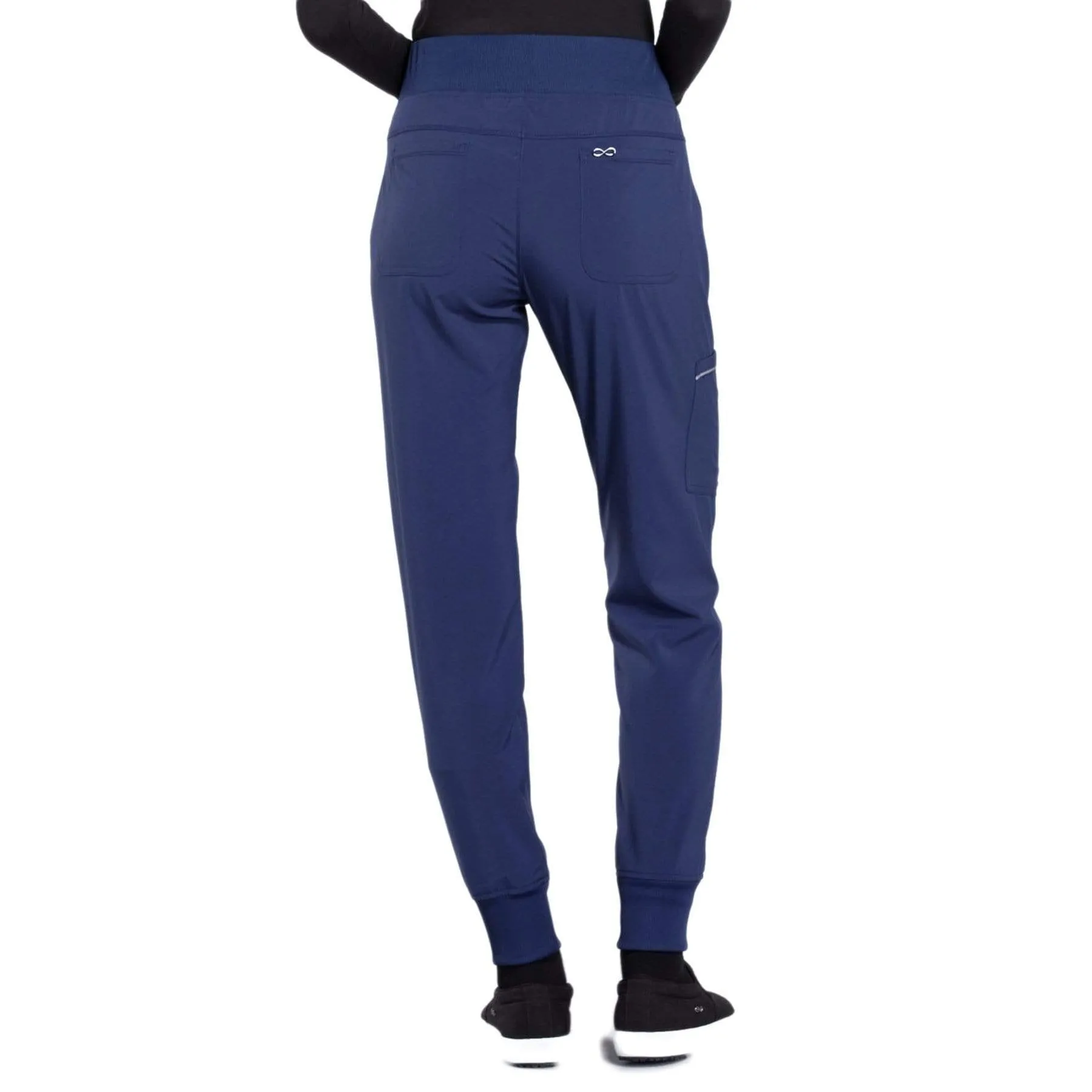 Infinity CK110A Scrubs Pants Womens Mid Rise Tapered Leg Jogger Navy