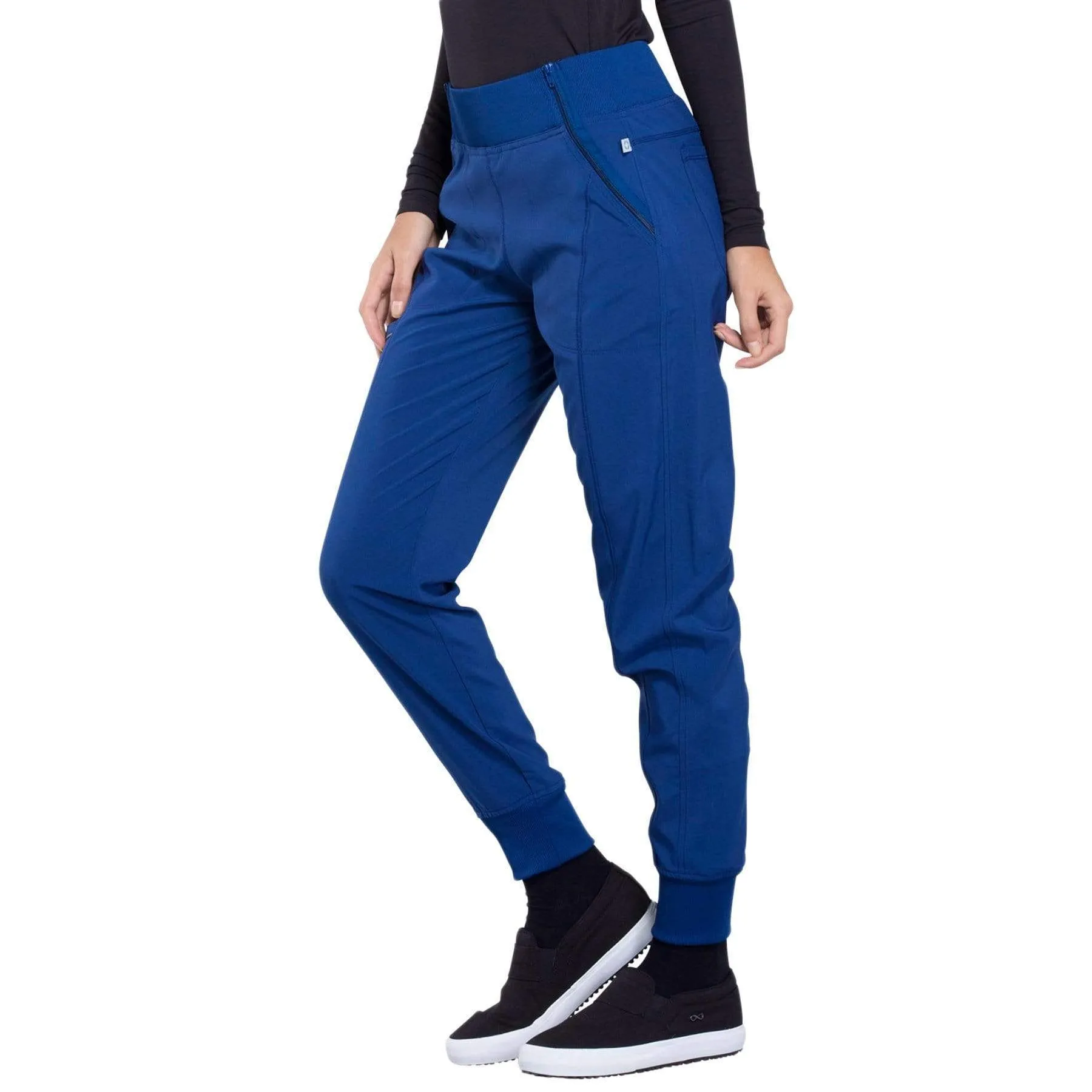 Infinity CK110A Scrubs Pants Womens Mid Rise Tapered Leg Jogger Royal