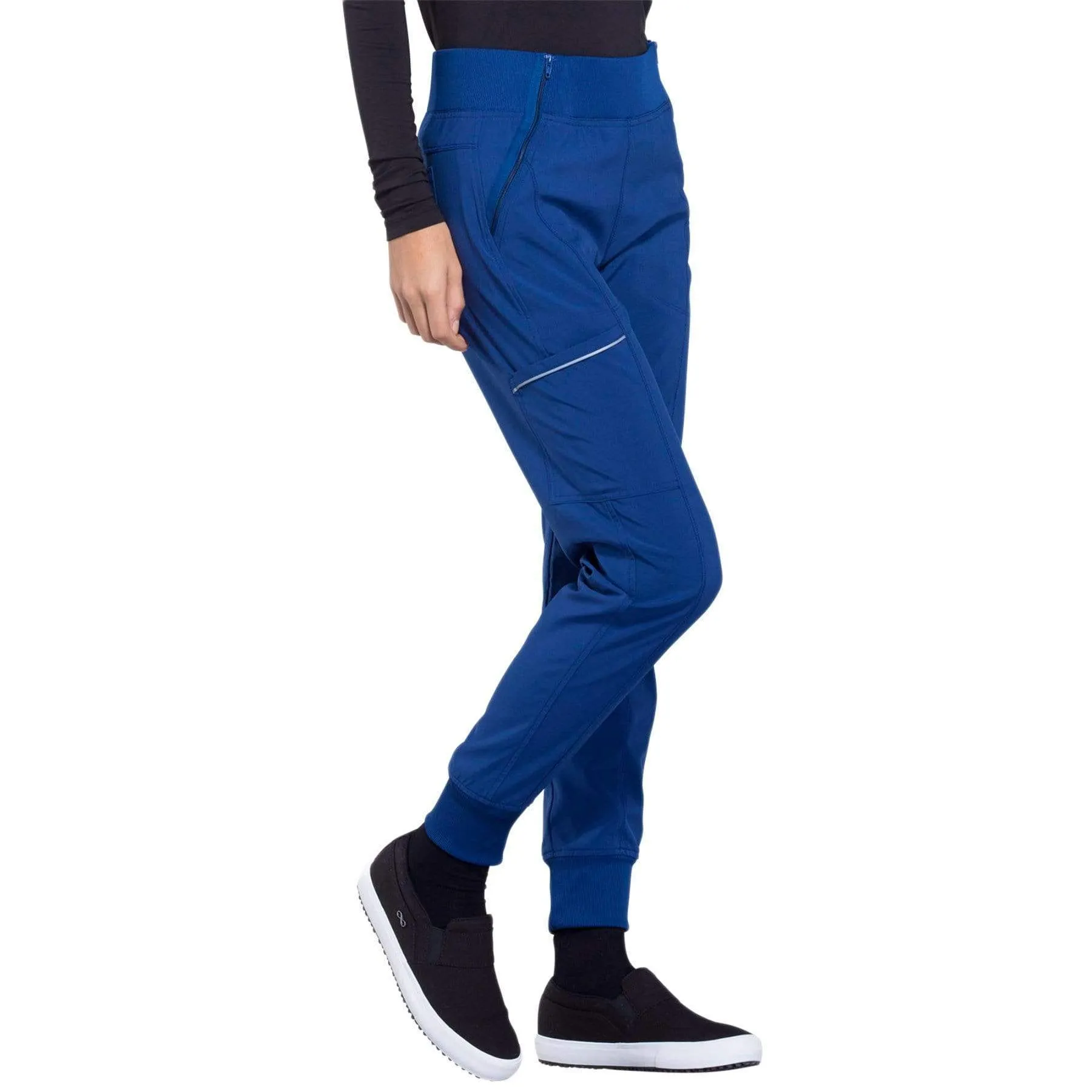 Infinity CK110A Scrubs Pants Womens Mid Rise Tapered Leg Jogger Royal