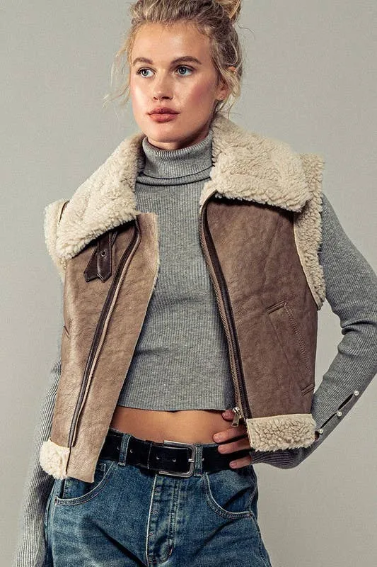 Into the Frost Biker Vest