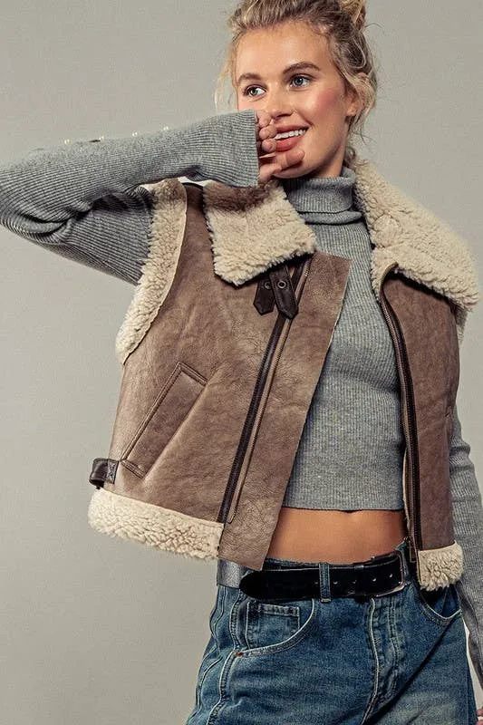 Into the Frost Biker Vest