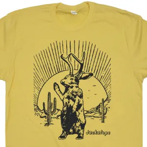 Jackalope T Shirt Mythical Animal Shirt Vintage Animal Shirt Cryptozoology Shirt