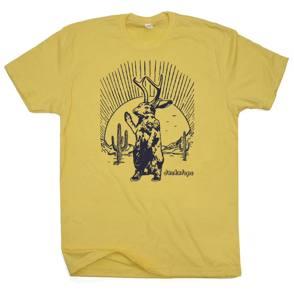 Jackalope T Shirt Mythical Animal Shirt Vintage Animal Shirt Cryptozoology Shirt