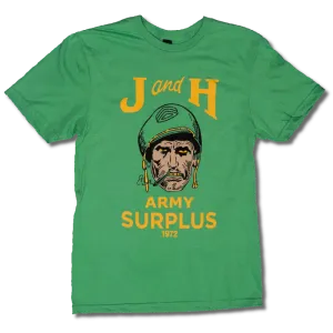 J&H Vintage Army Logo Tee
