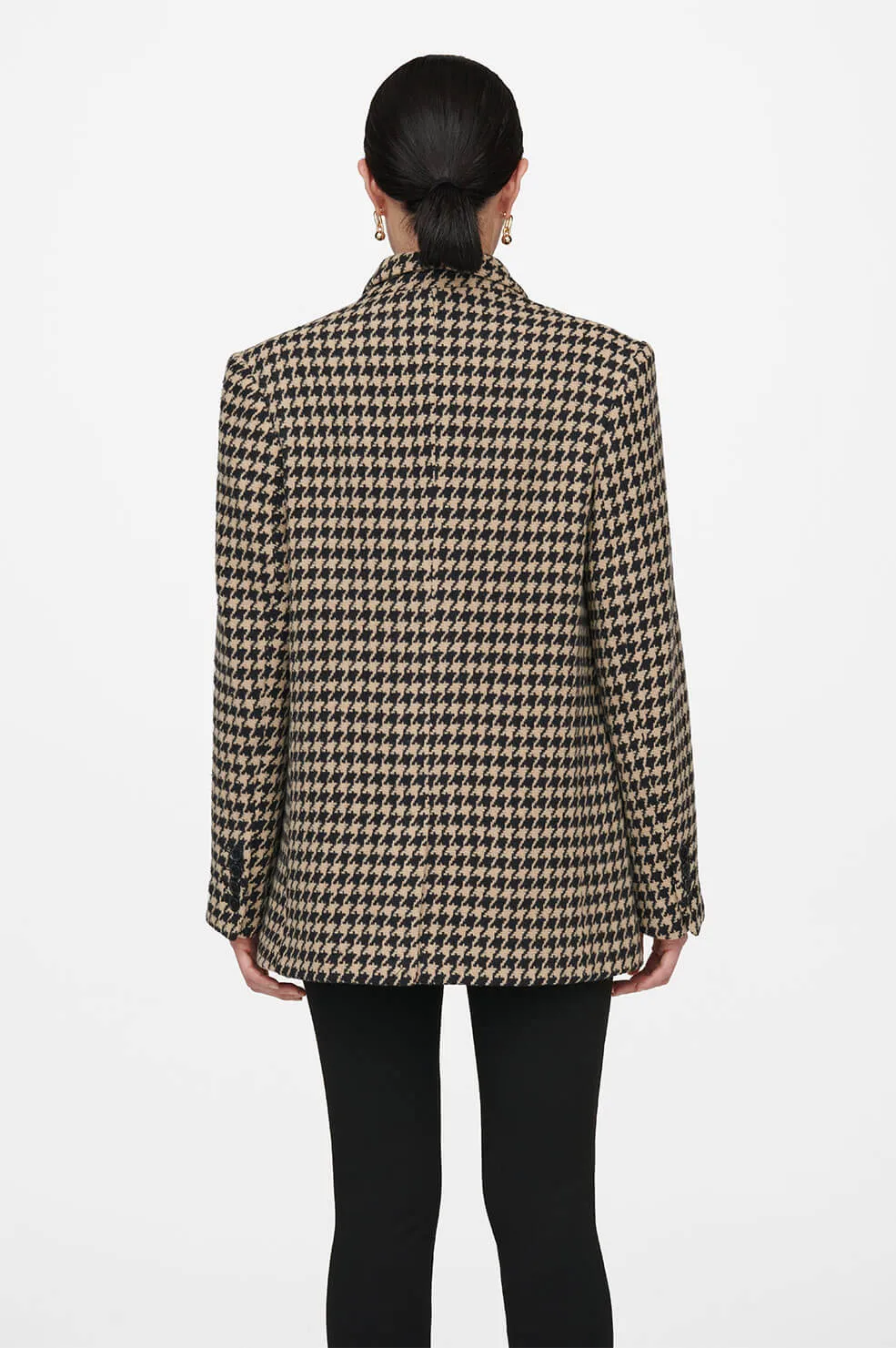 Kaia Blazer- Houndstooth