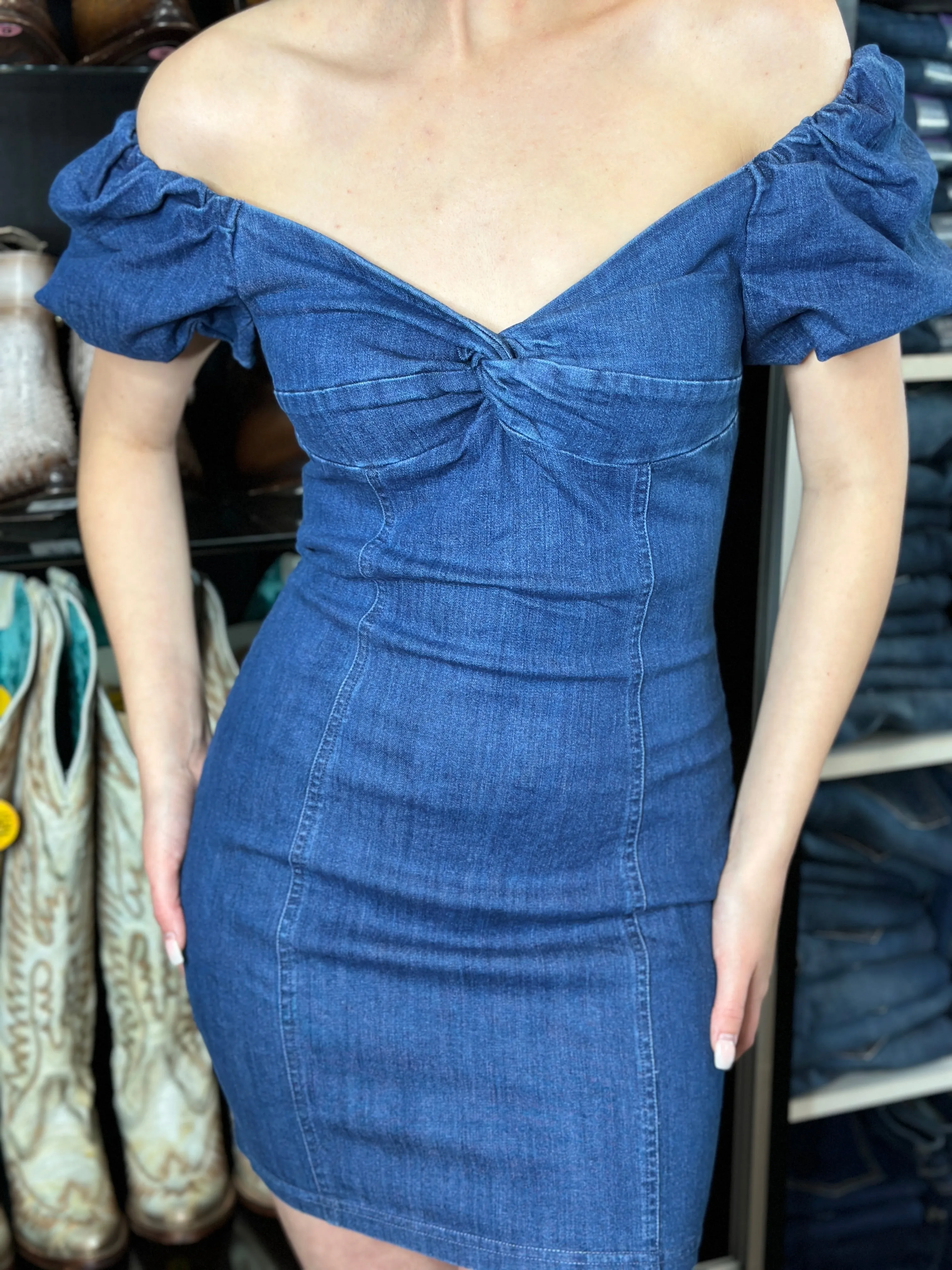 Katia Dark Denim Dress