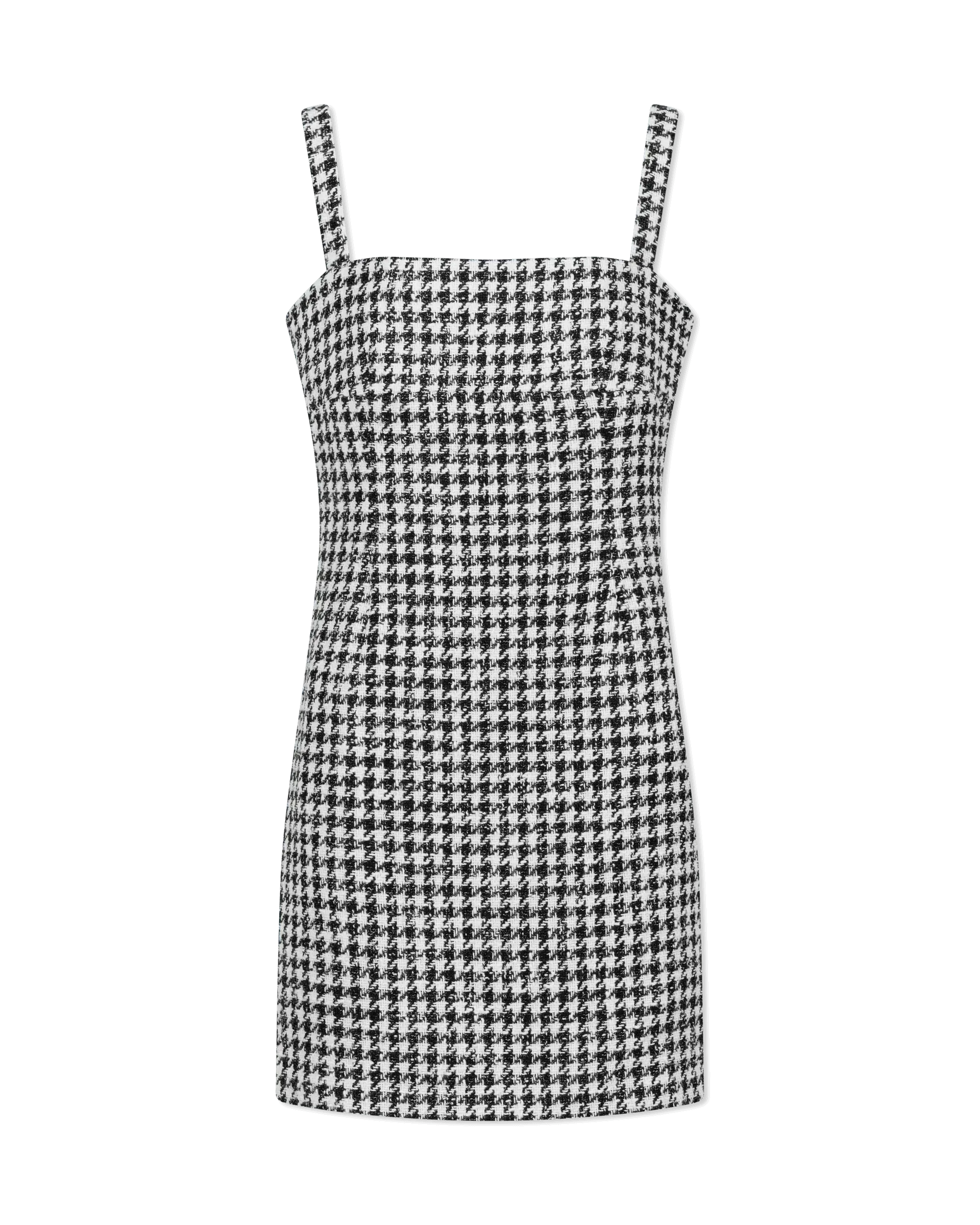 Keluno Houndstooth Mini Dress