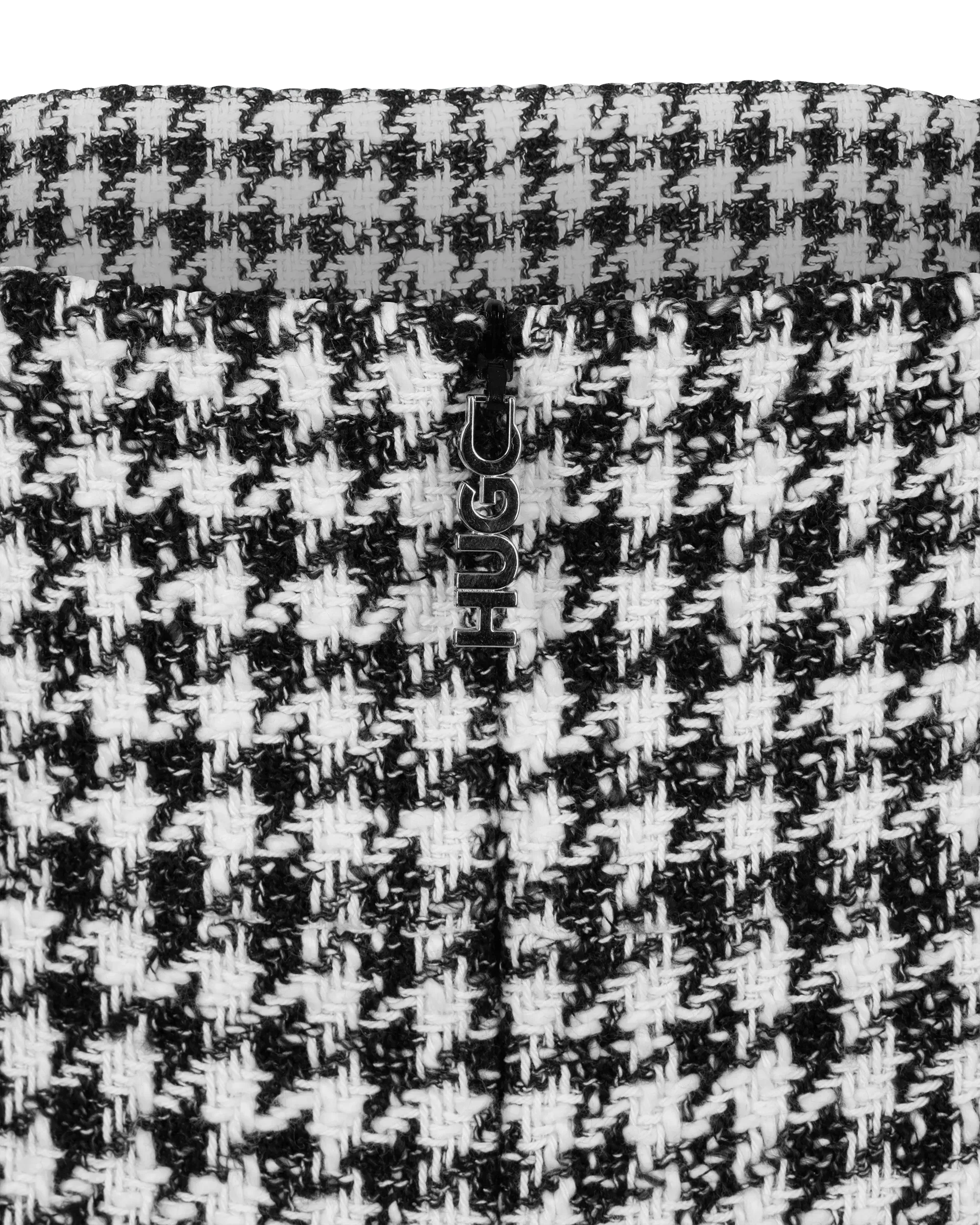 Keluno Houndstooth Mini Dress