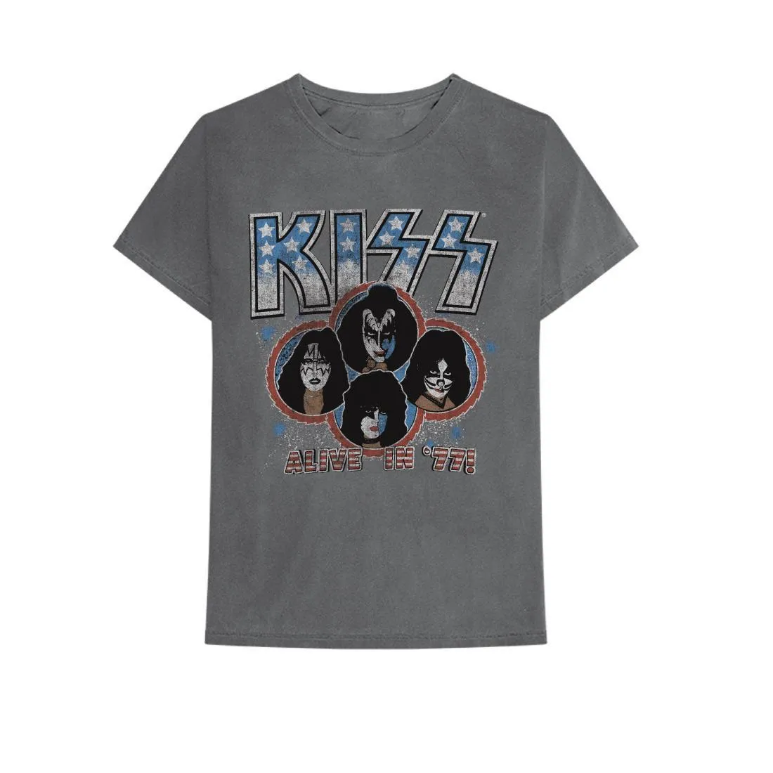 KISS Alive in 77 Vintage T Shirt