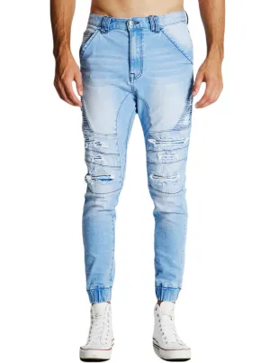 Kiss Chacey - Hydra Denim Jogger - Crystal Blue