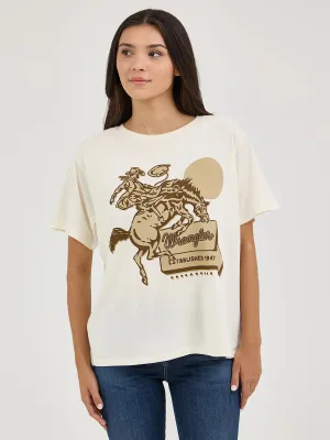 Ladies Wrangler Western Graphic Girlfriend Tee - 112361893