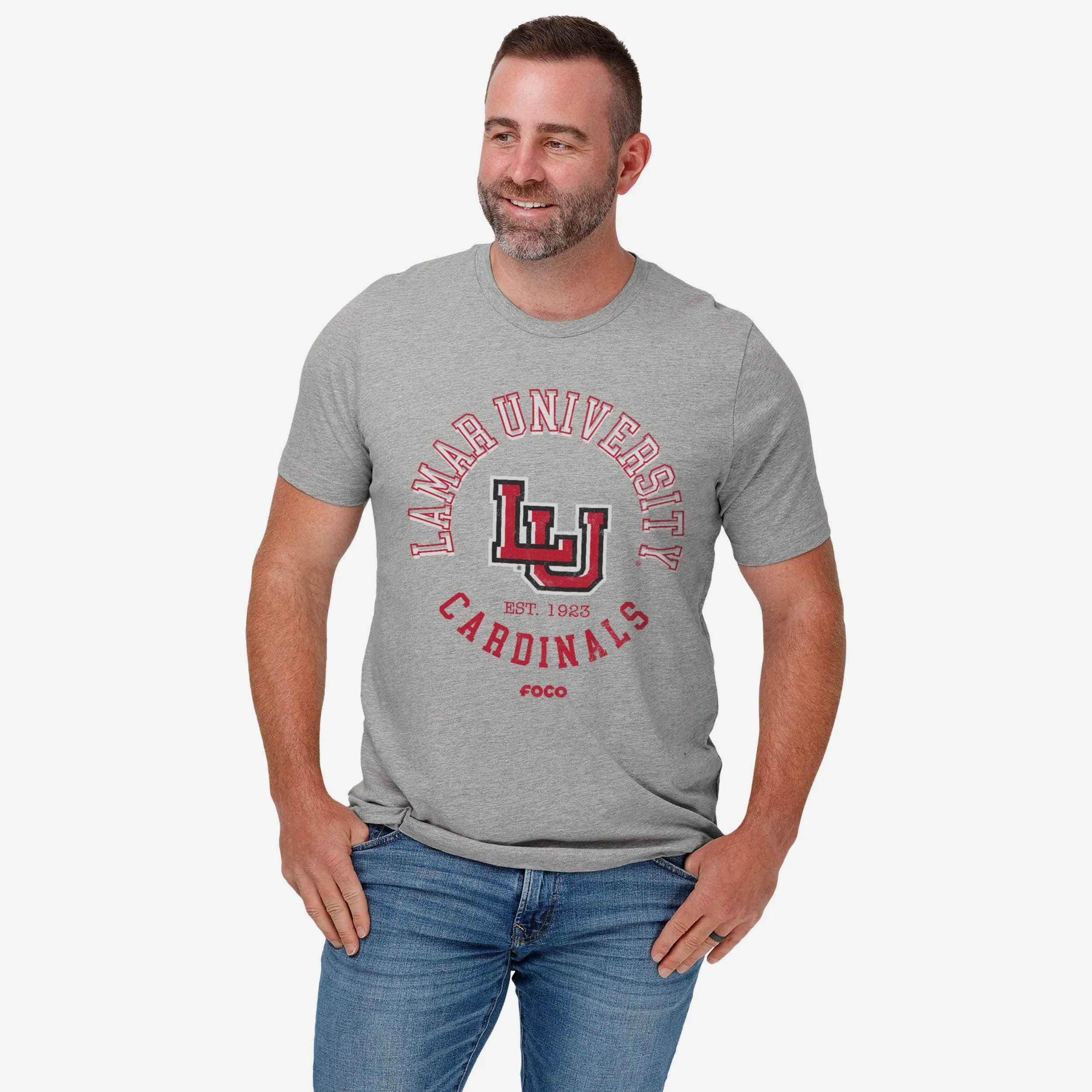 Lamar Cardinals Circle Vintage T-Shirt