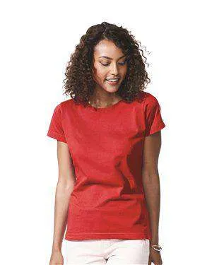 LAT Women's Fine Jersey Crew Neck T-Shirt - 3516
