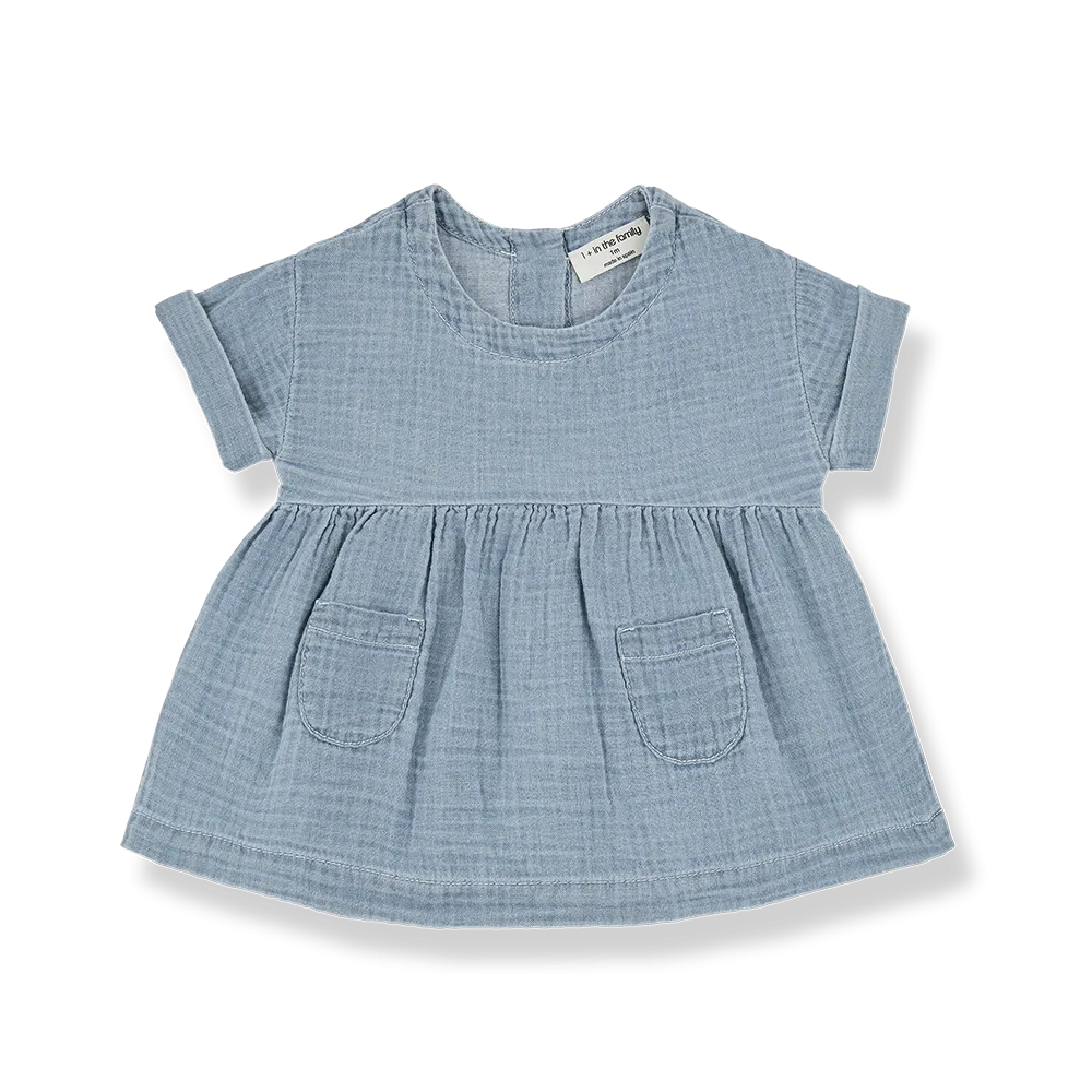 Lavinia denim dress by 1   In The Family