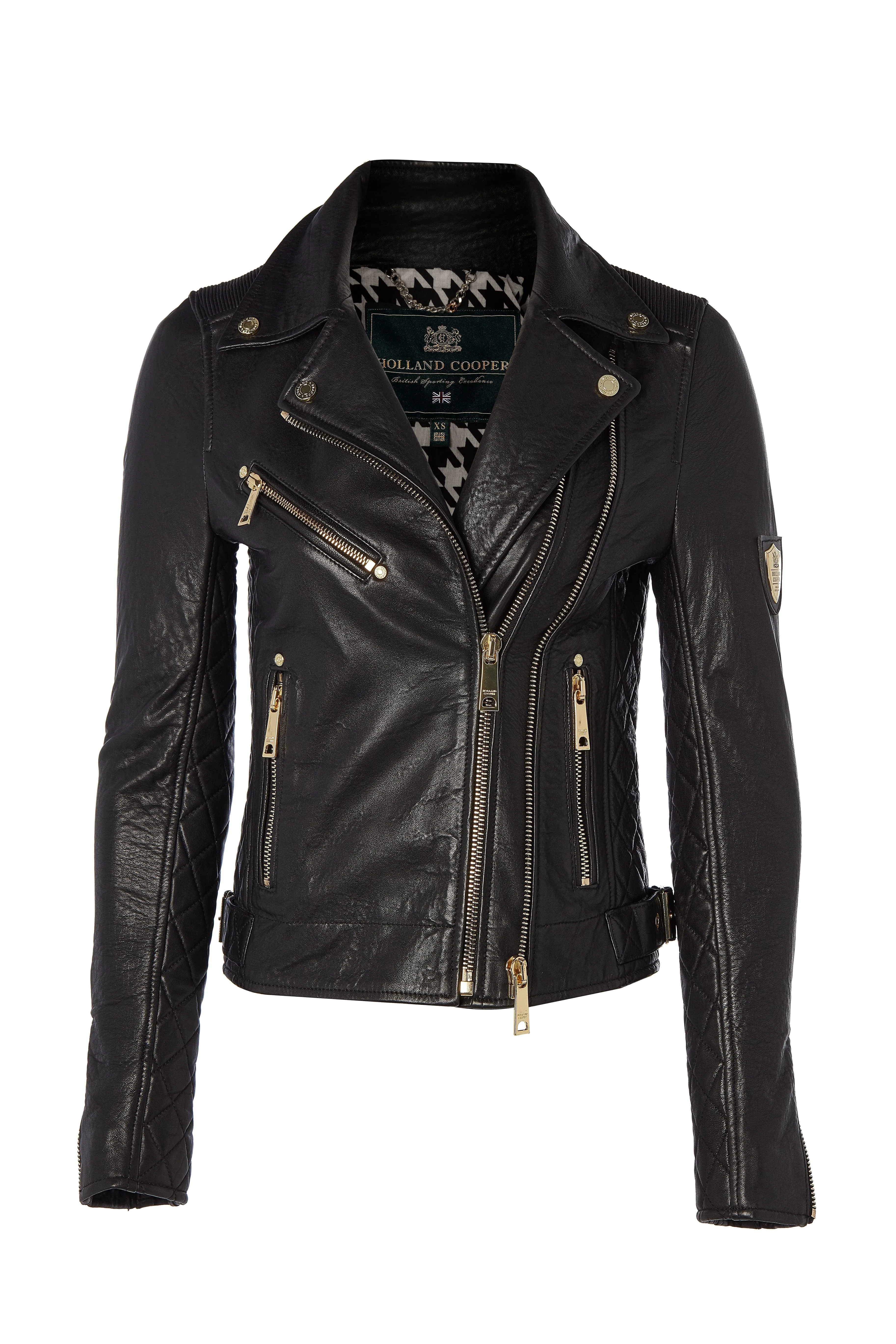 Leather Biker Jacket (Black)