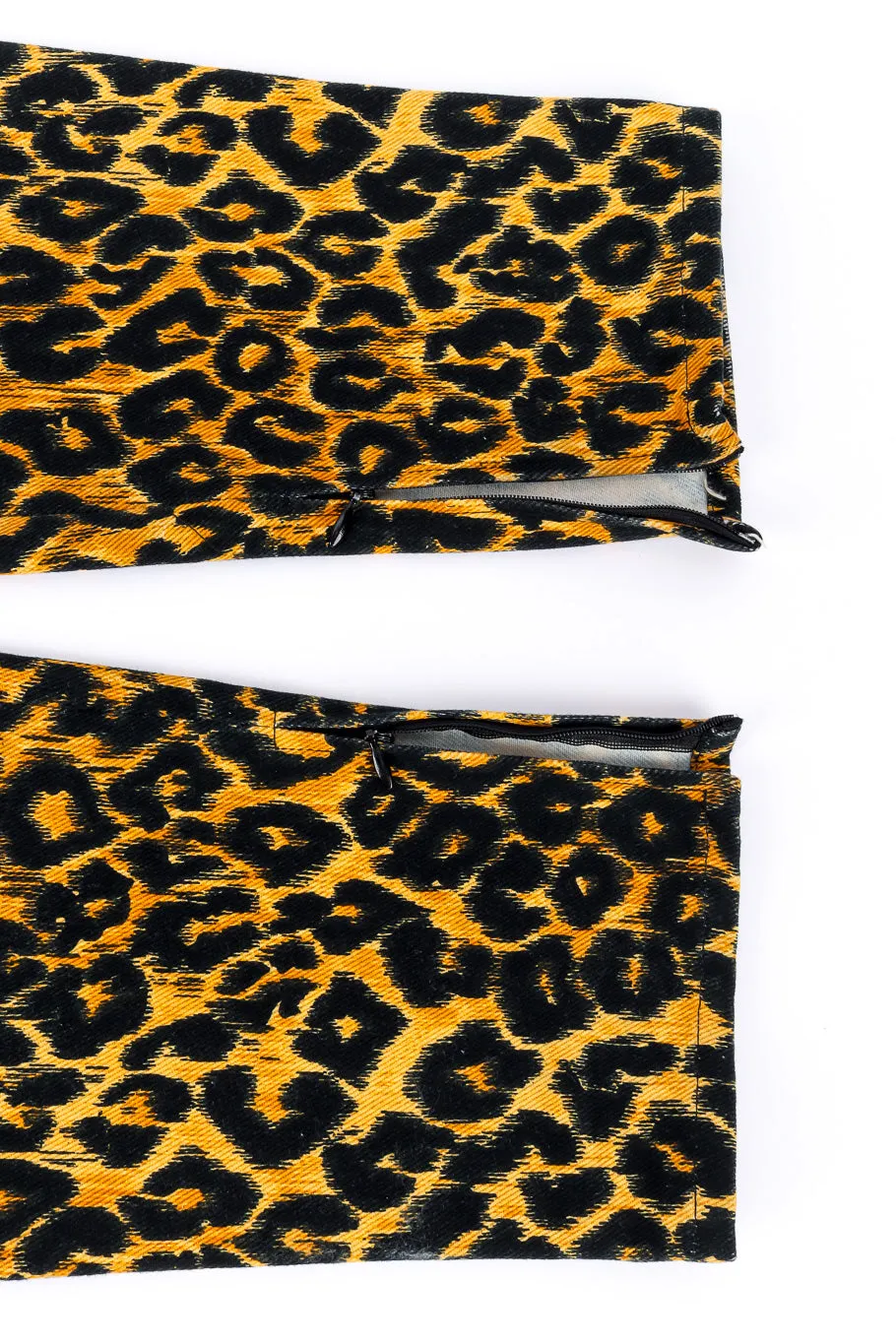 Leopard Print Denim Pant