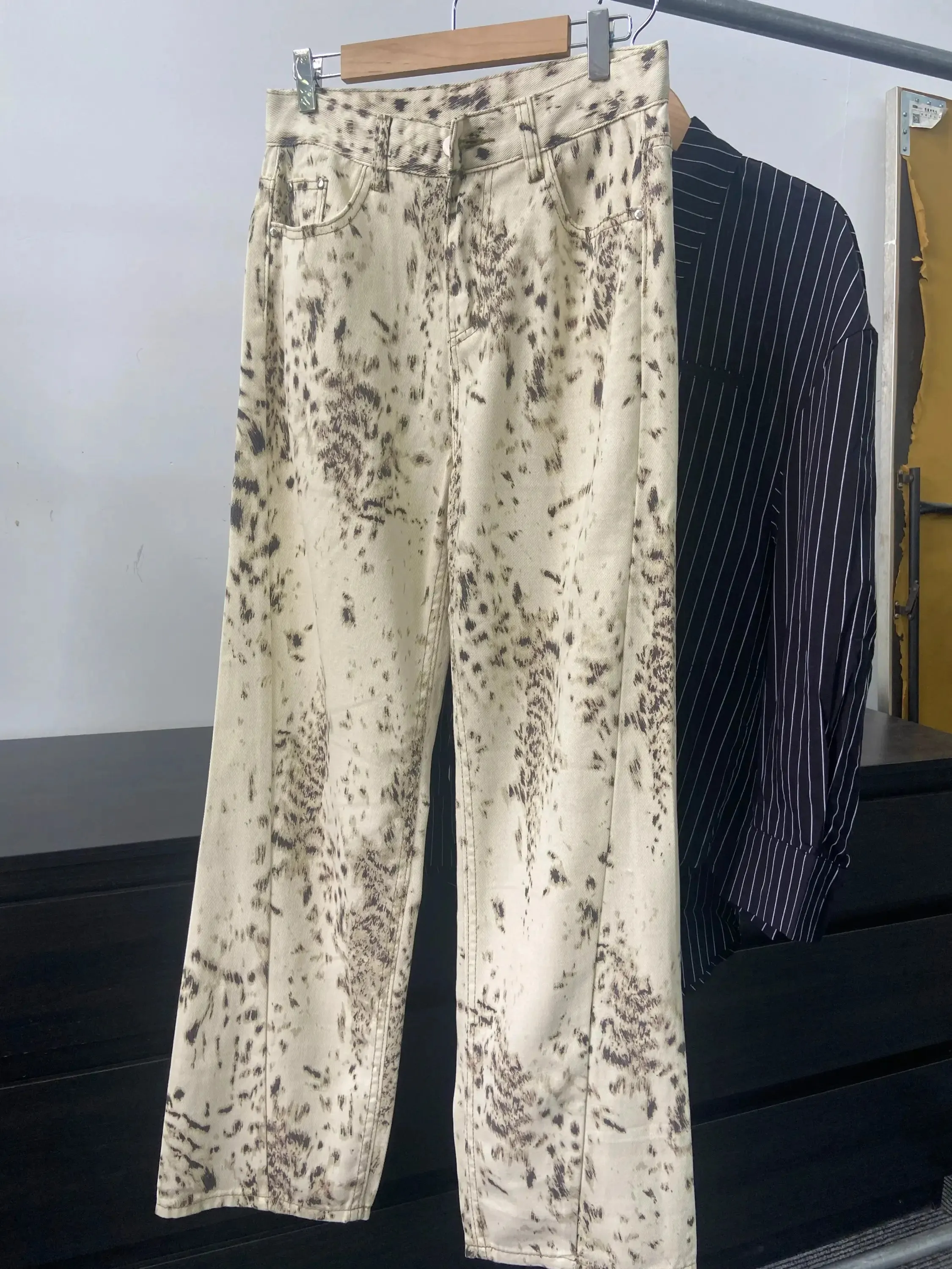 Leopard Print Jeans
