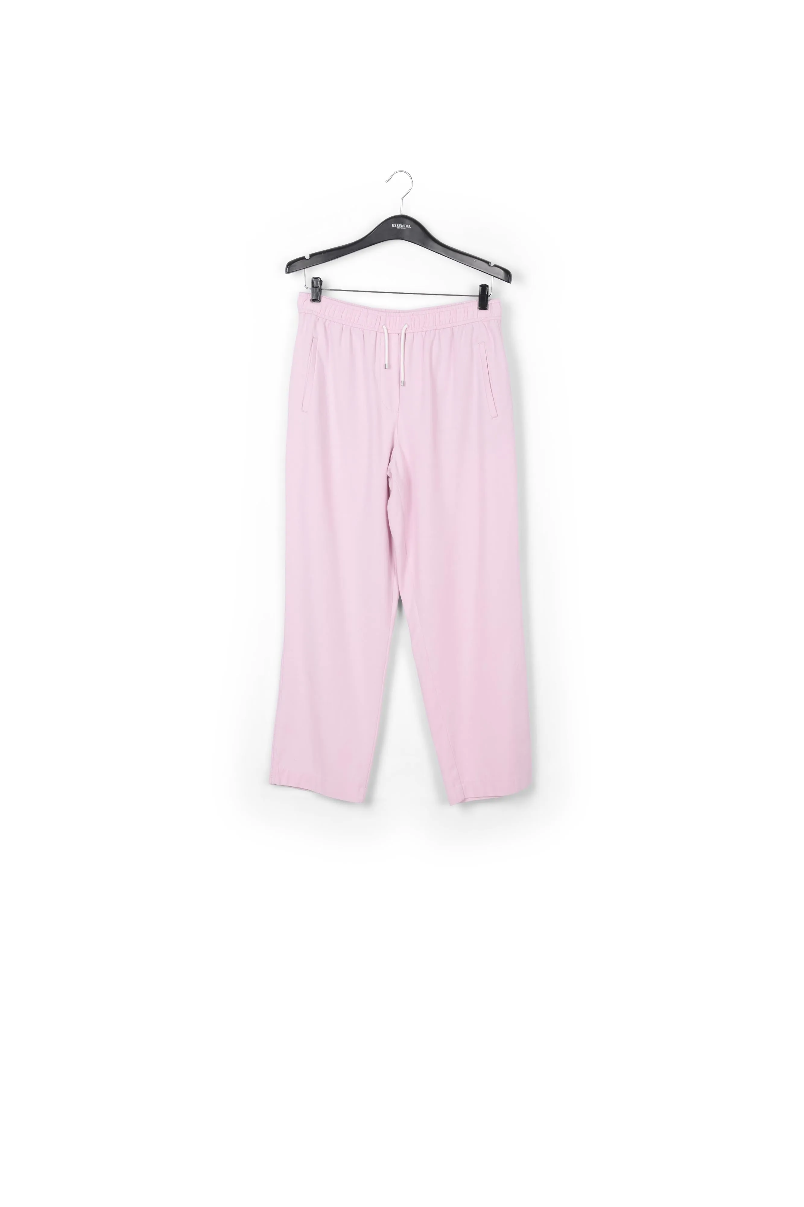 Lilac cotton tapered pants