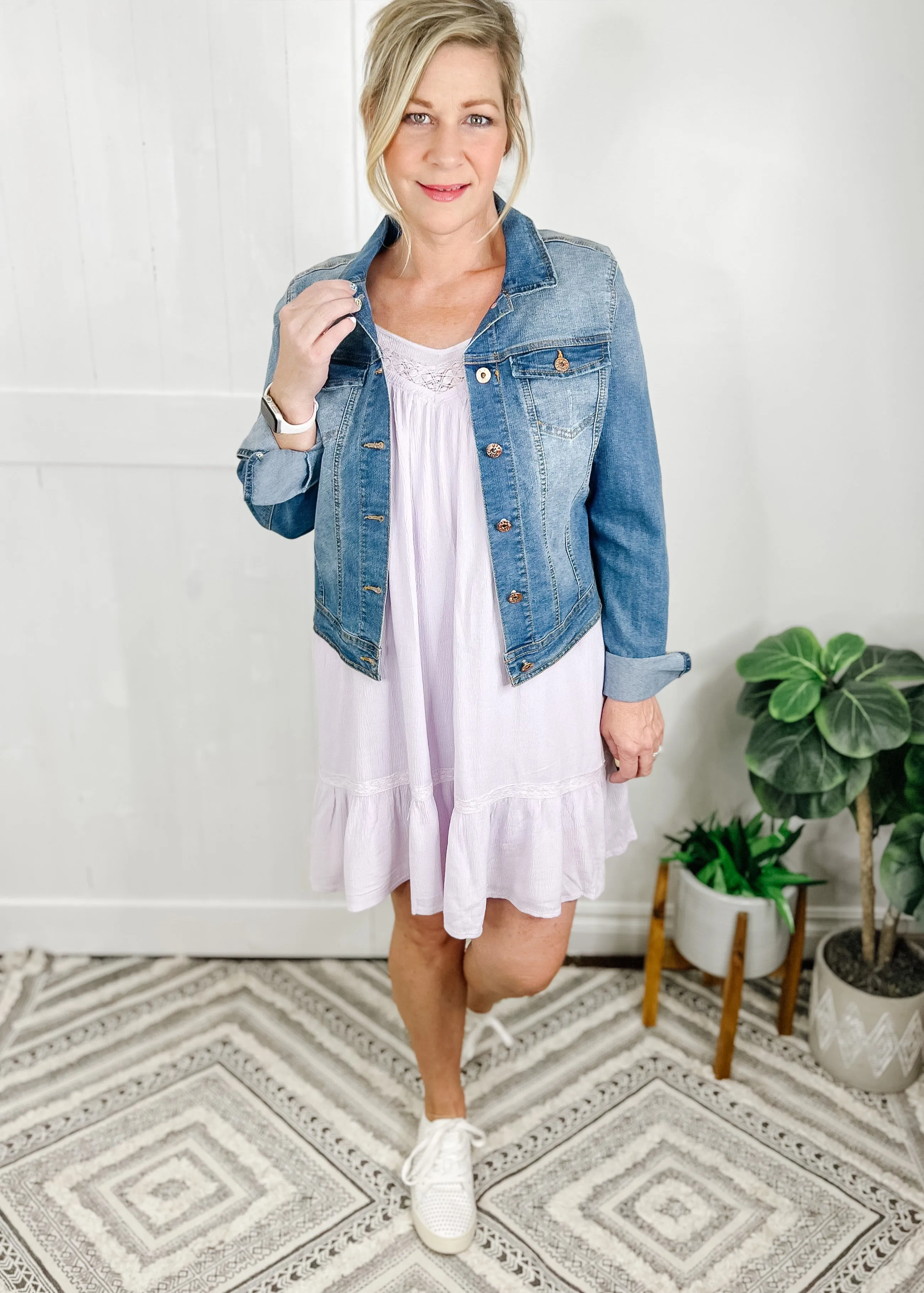 Lilac Tassel Dress