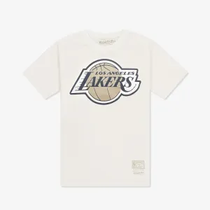 Los Angeles Lakers Tonal Logo Tee - Unbleached