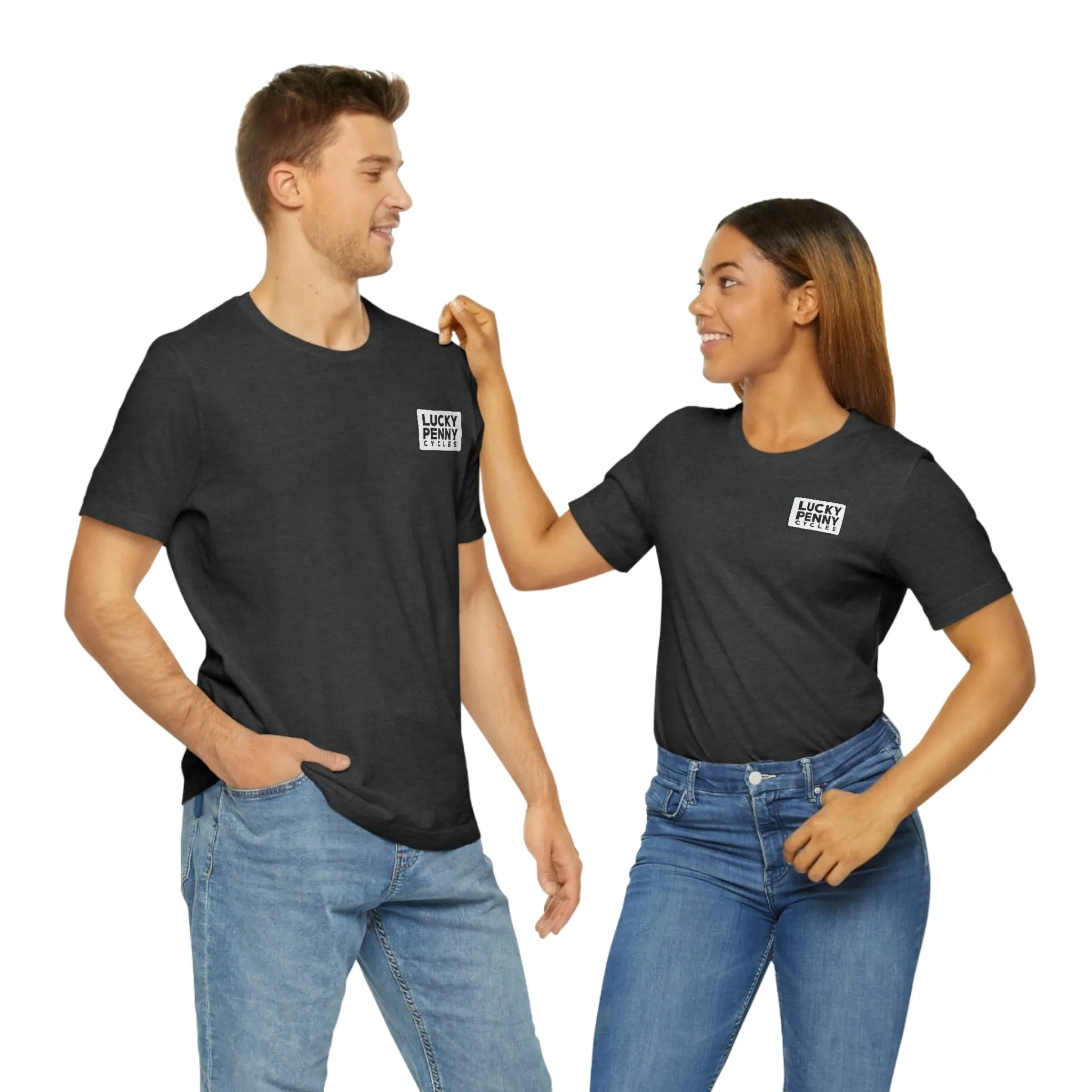 Lucky Penny Cycles Vintage Square T-Shirt