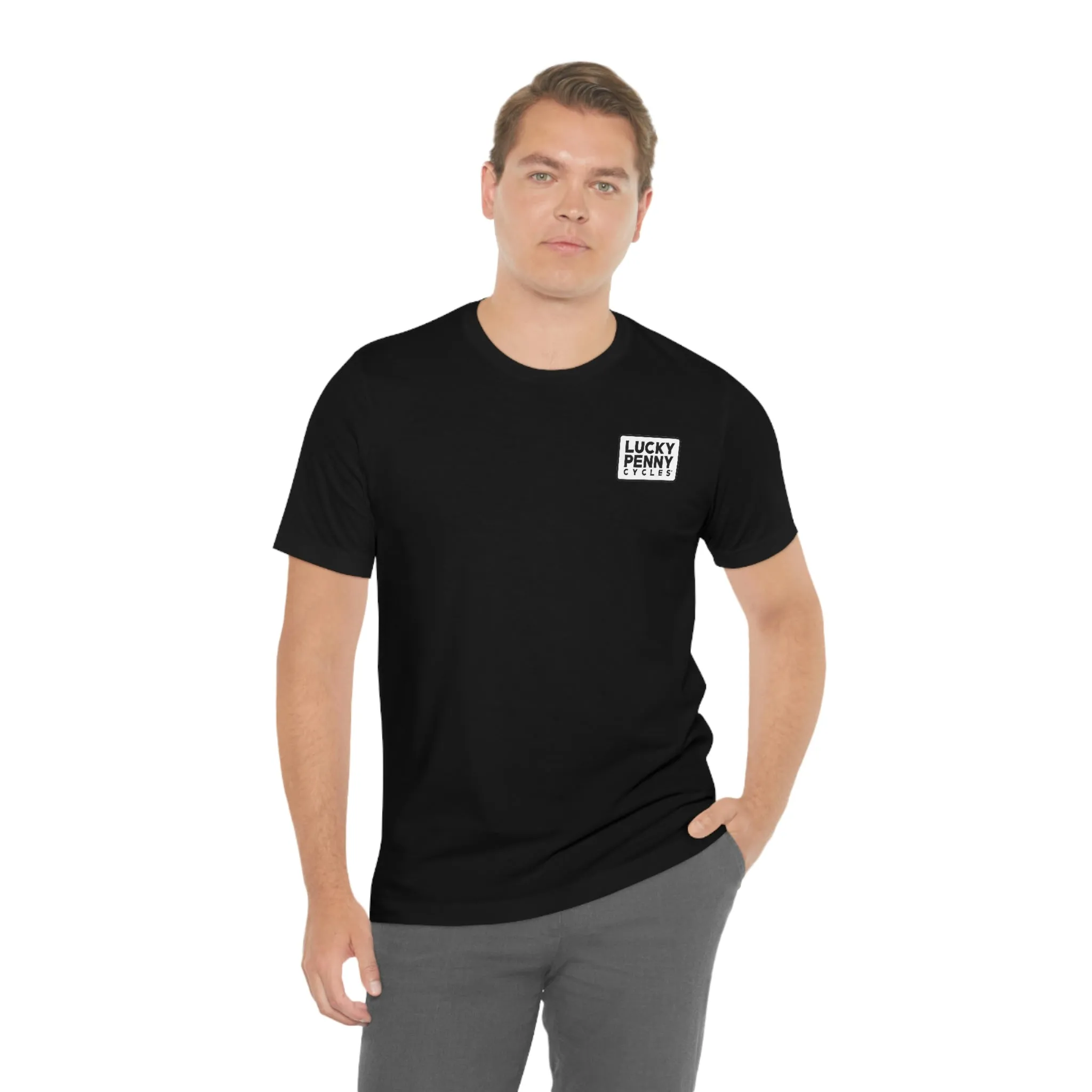 Lucky Penny Cycles Vintage Square T-Shirt