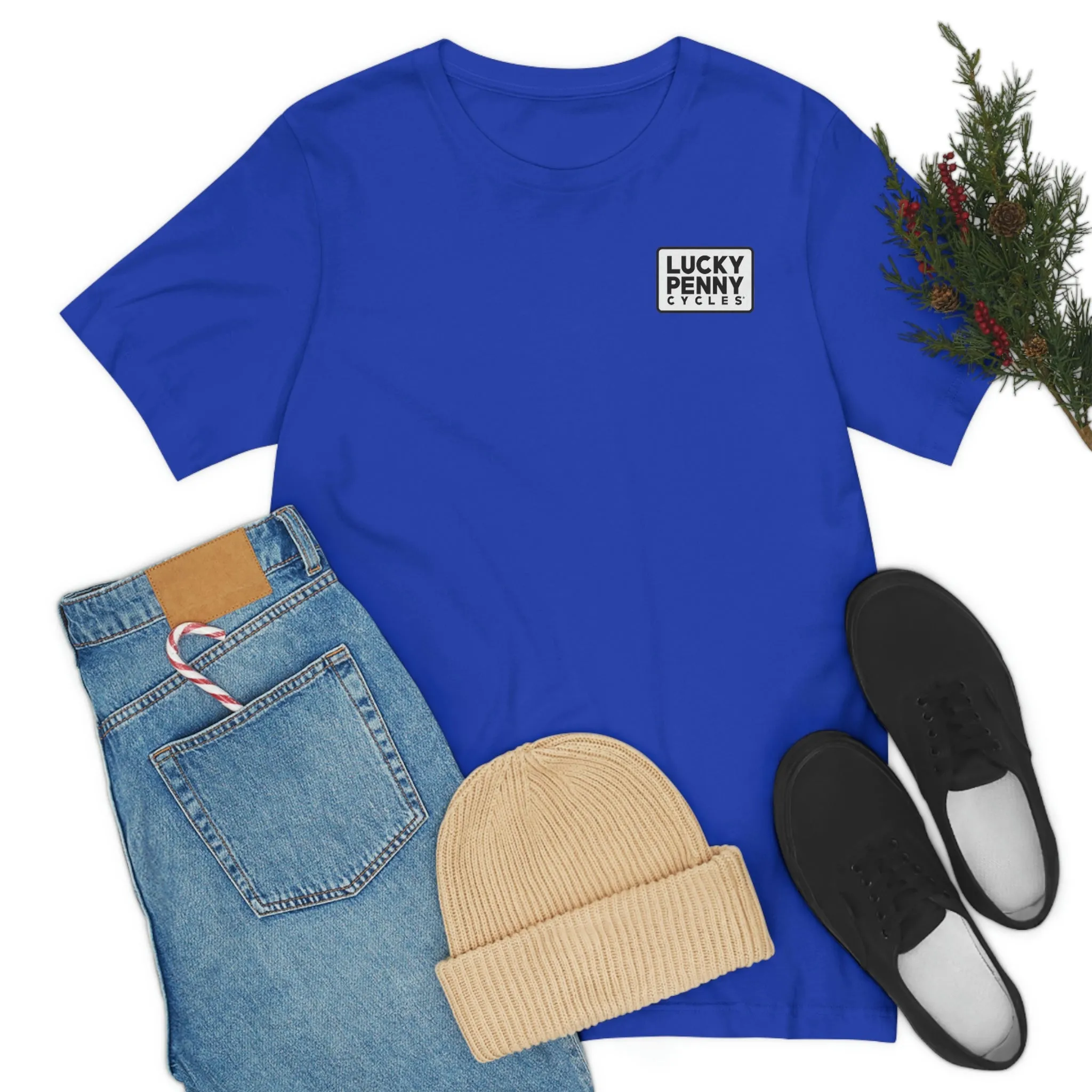 Lucky Penny Cycles Vintage Square T-Shirt