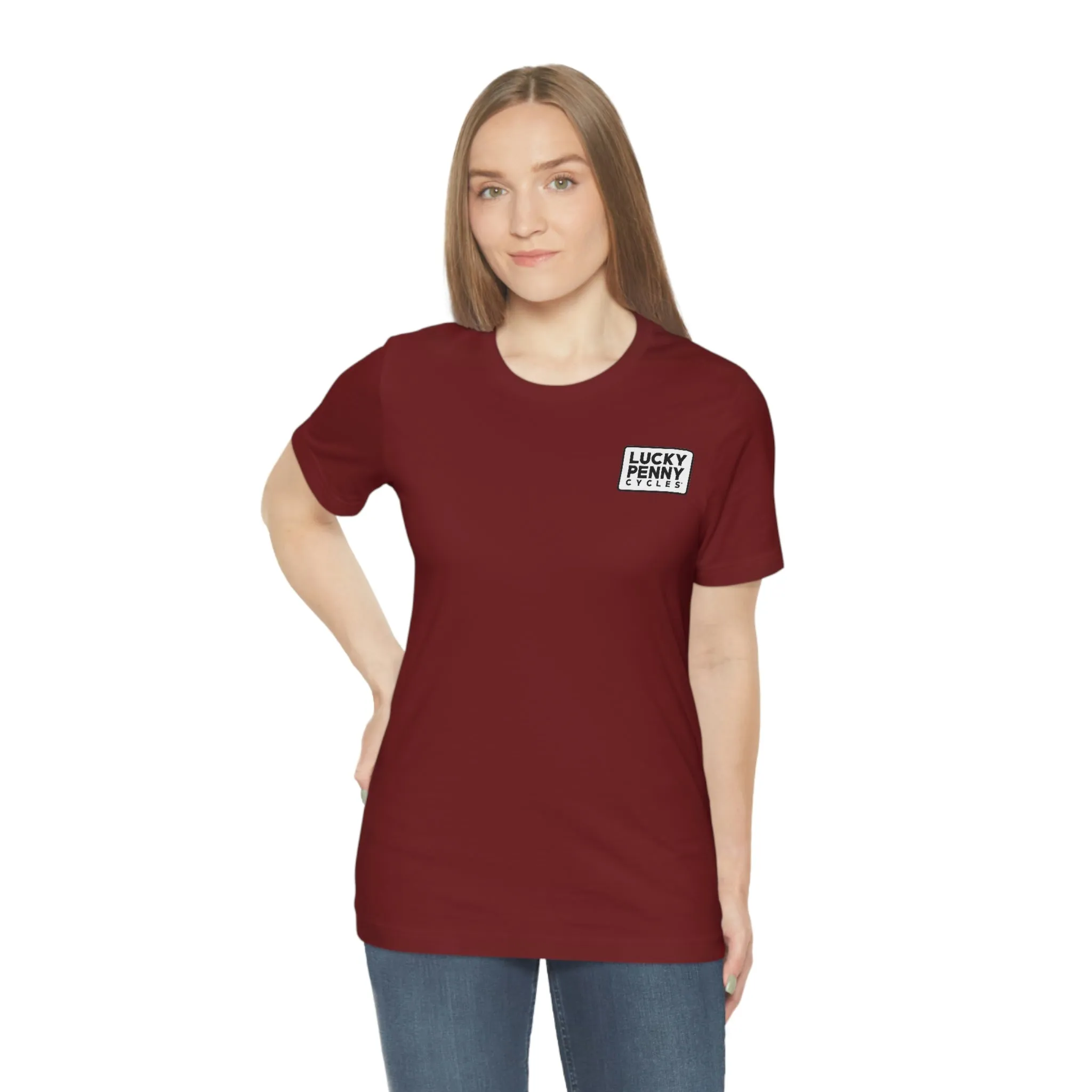 Lucky Penny Cycles Vintage Square T-Shirt