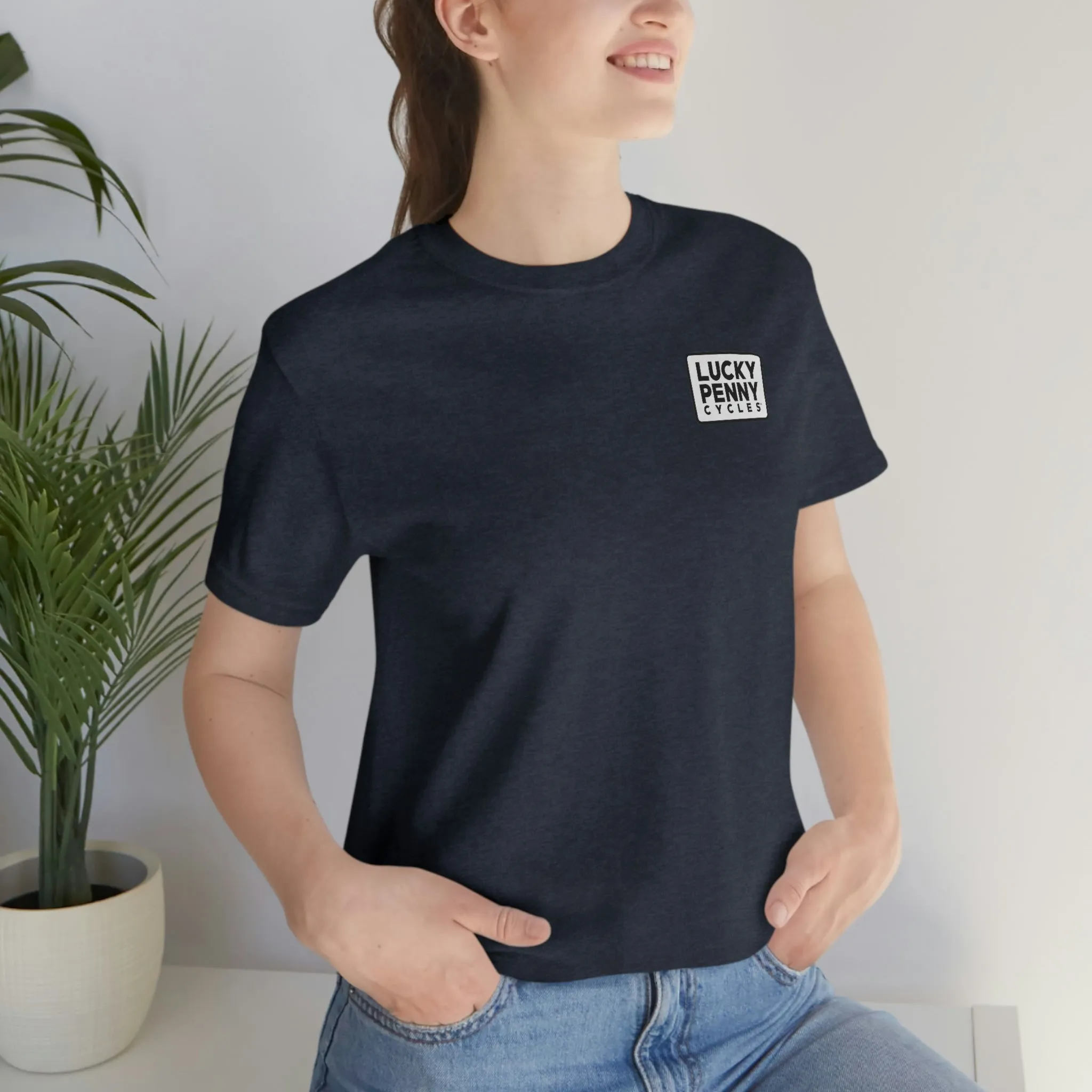 Lucky Penny Cycles Vintage Square T-Shirt