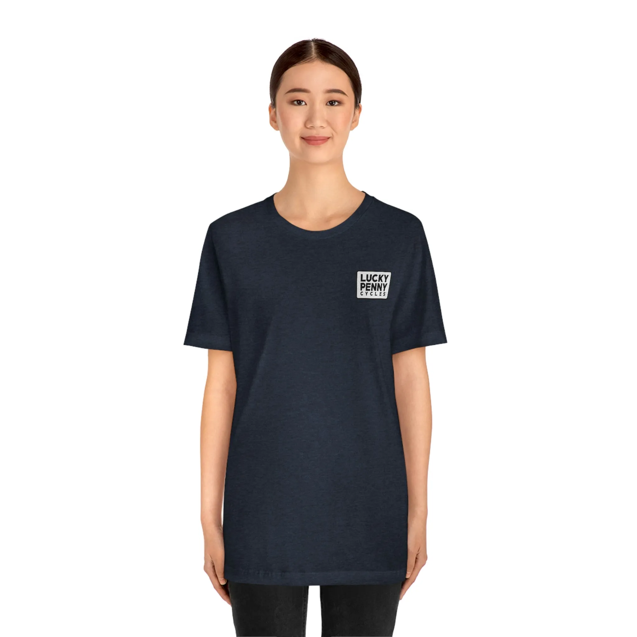 Lucky Penny Cycles Vintage Square T-Shirt