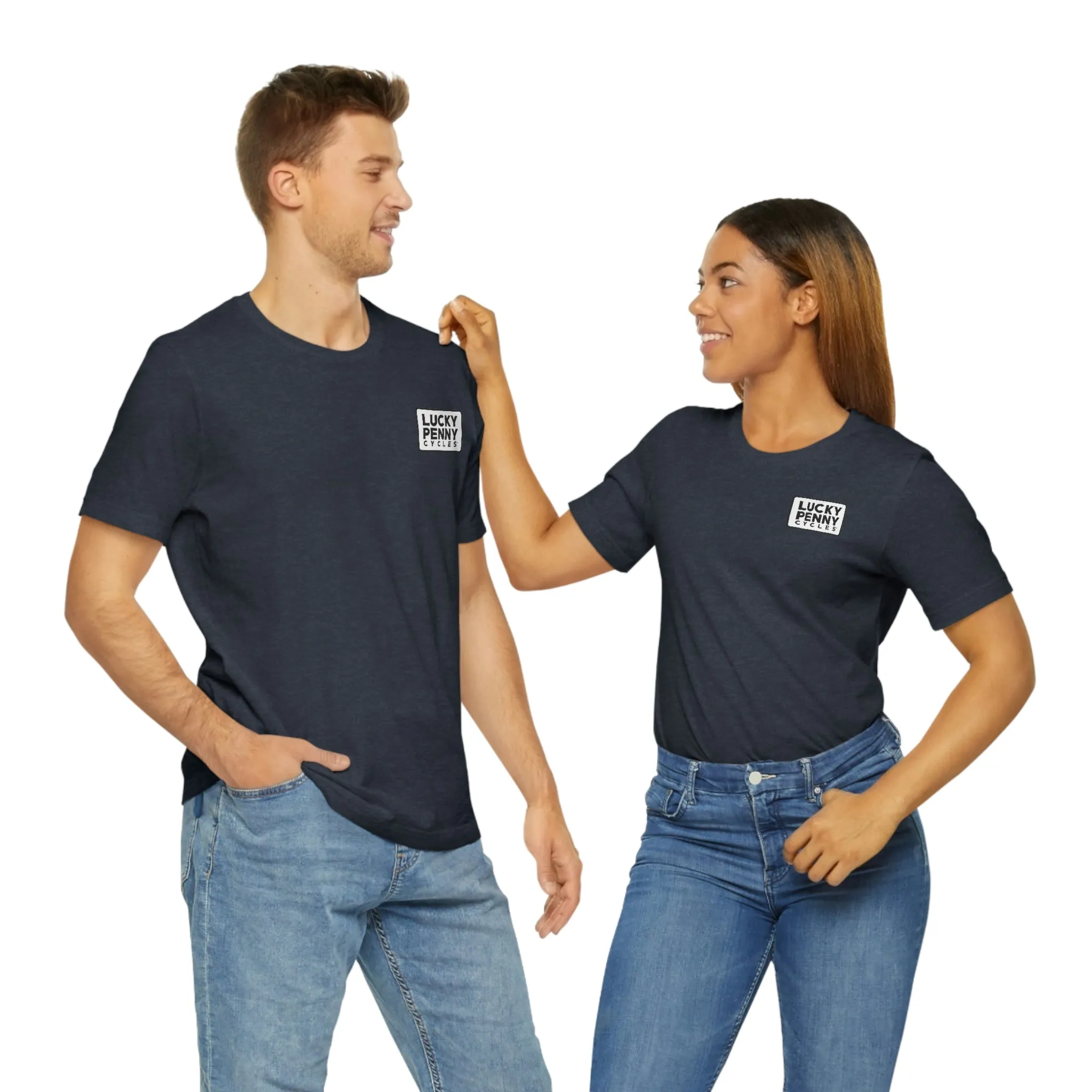 Lucky Penny Cycles Vintage Square T-Shirt