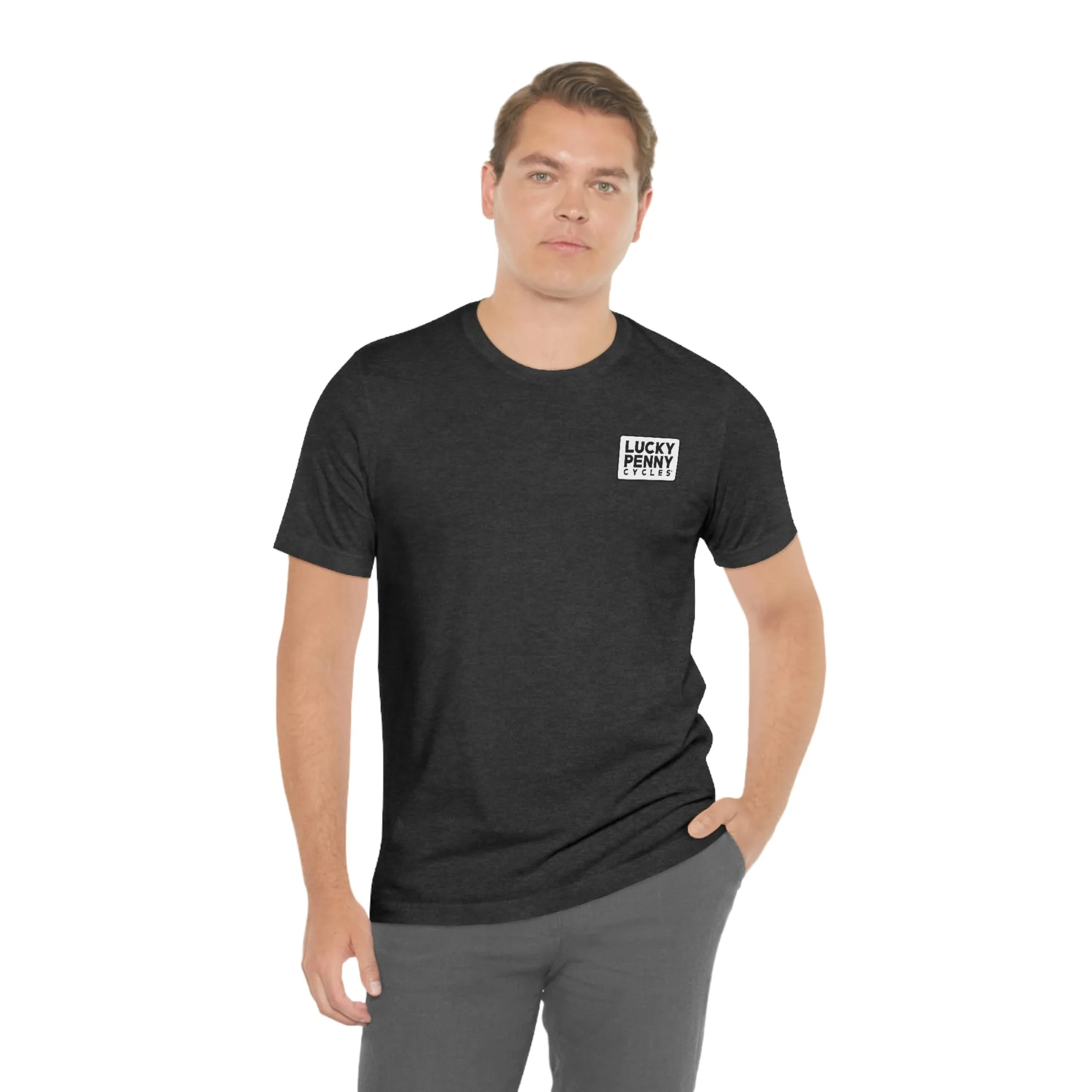 Lucky Penny Cycles Vintage Square T-Shirt
