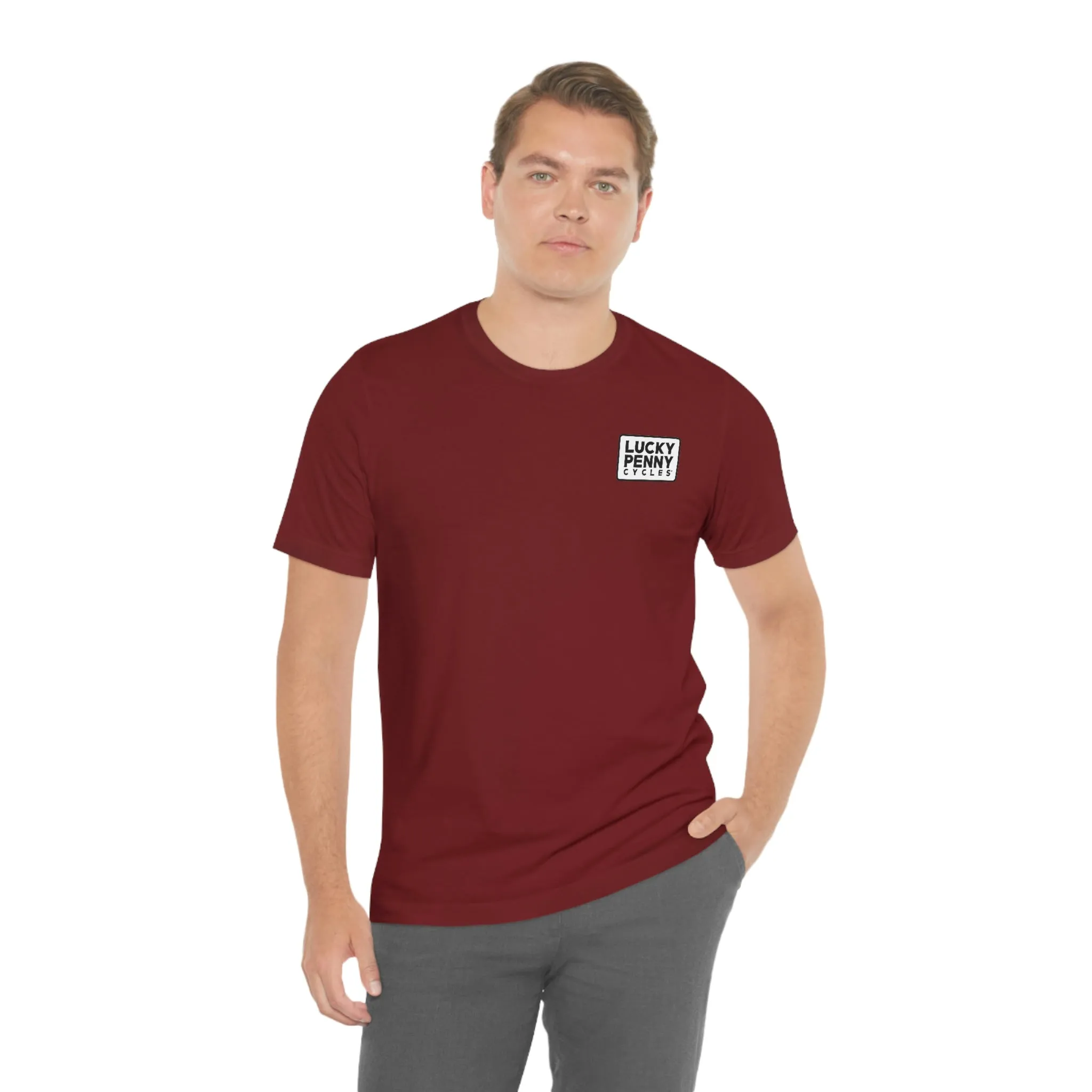 Lucky Penny Cycles Vintage Square T-Shirt
