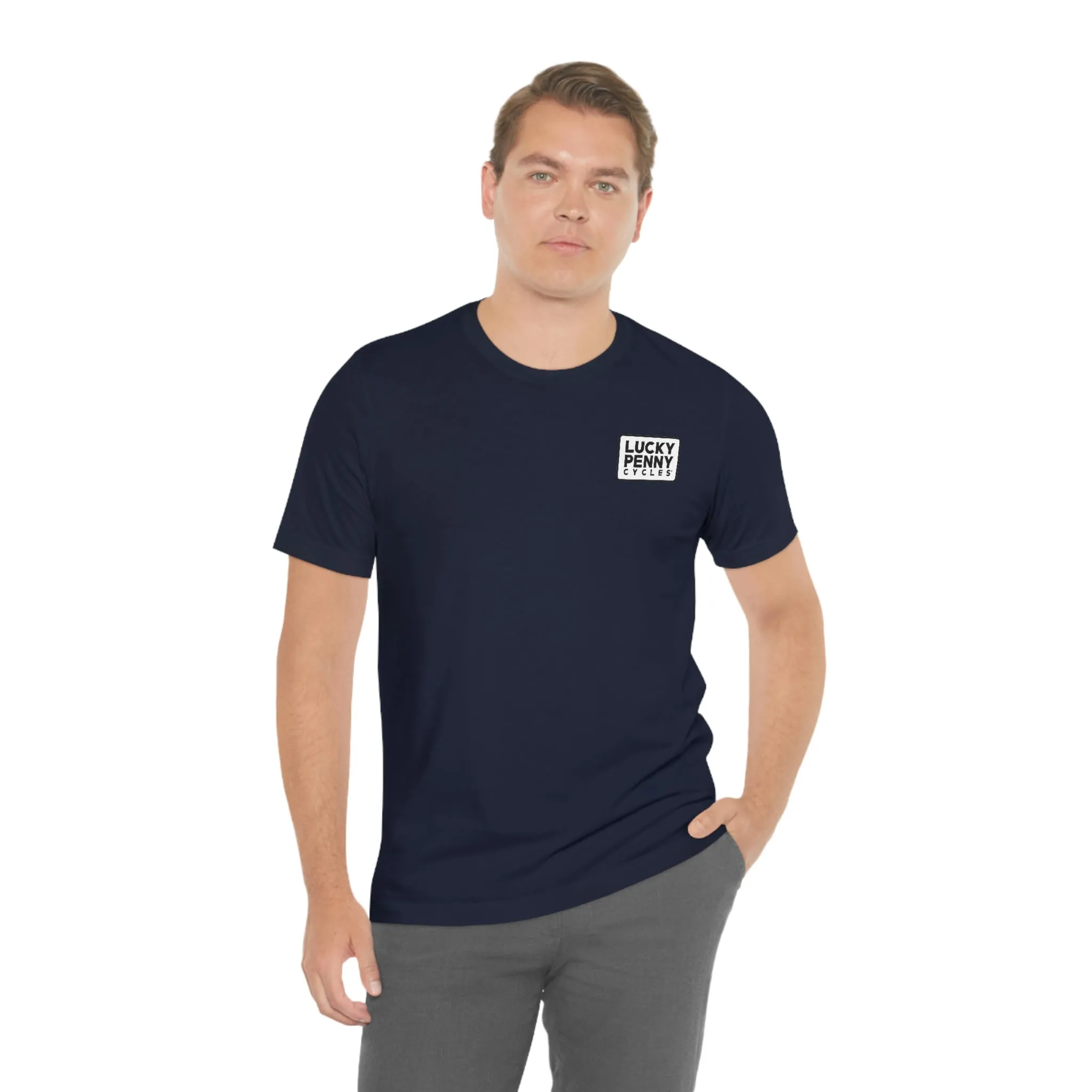 Lucky Penny Cycles Vintage Square T-Shirt