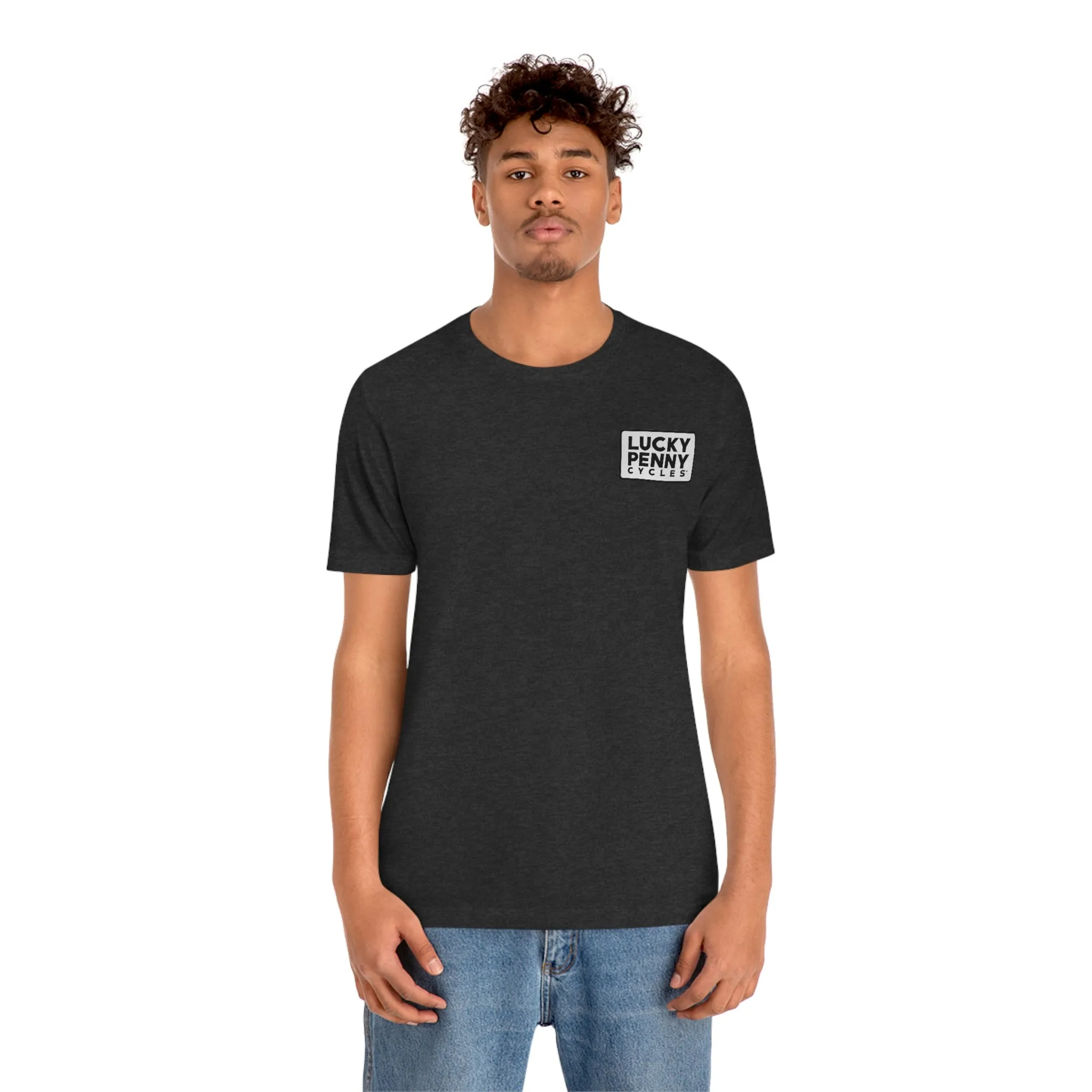 Lucky Penny Cycles Vintage Square T-Shirt
