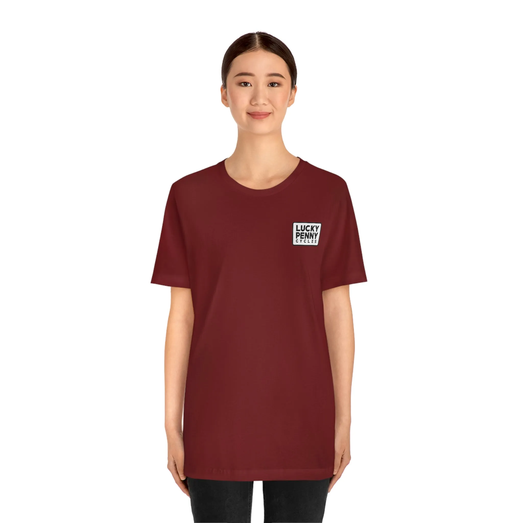 Lucky Penny Cycles Vintage Square T-Shirt