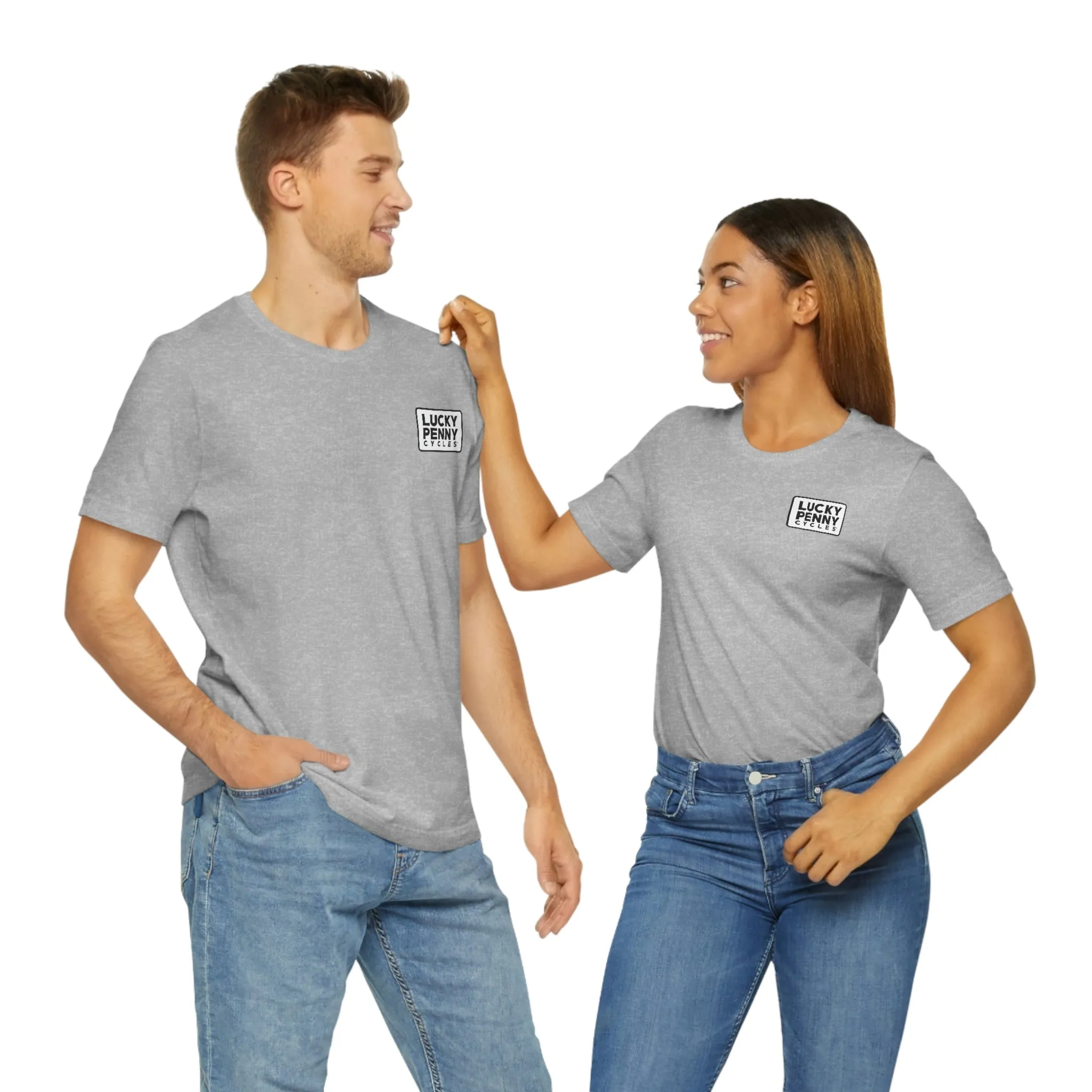 Lucky Penny Cycles Vintage Square T-Shirt