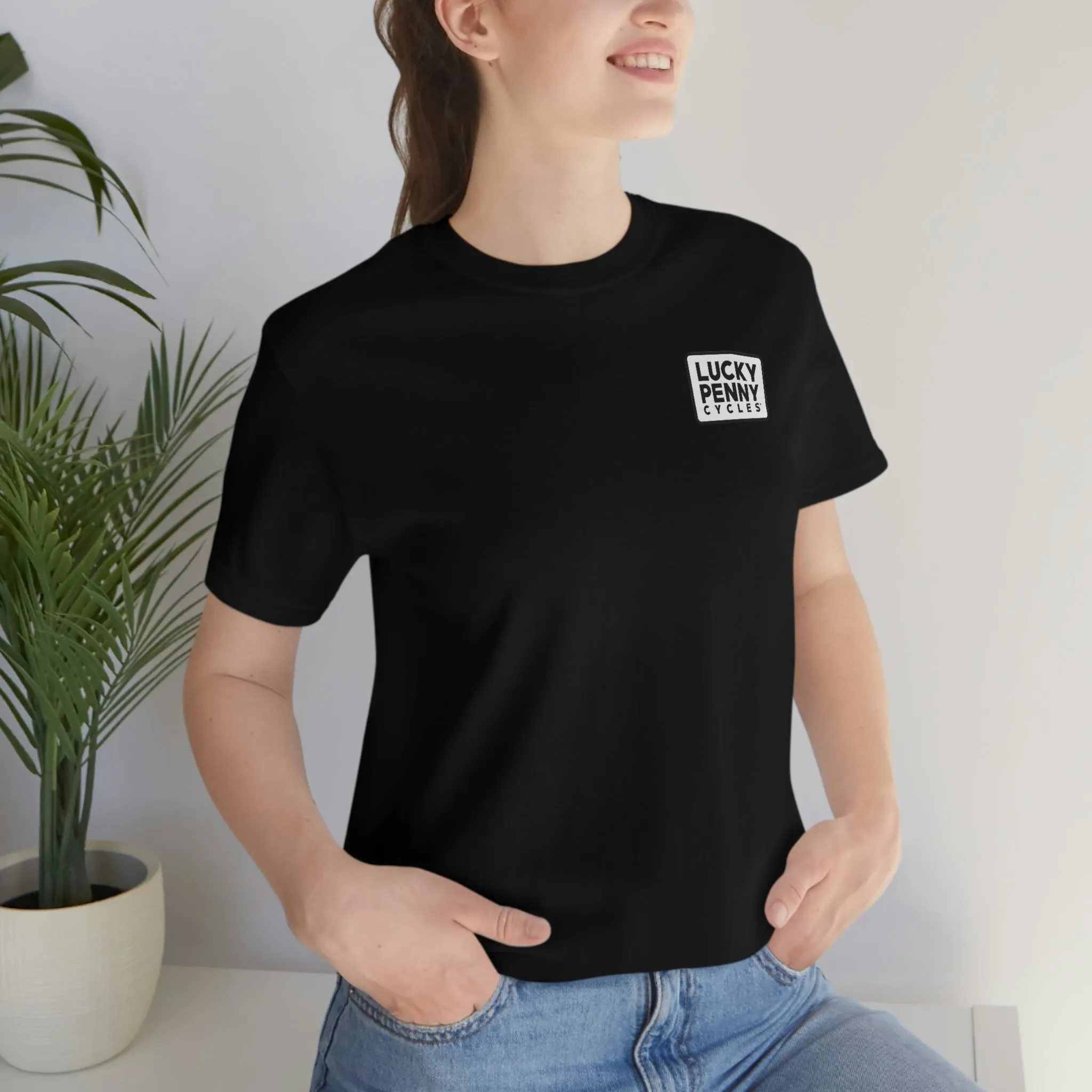 Lucky Penny Cycles Vintage Square T-Shirt