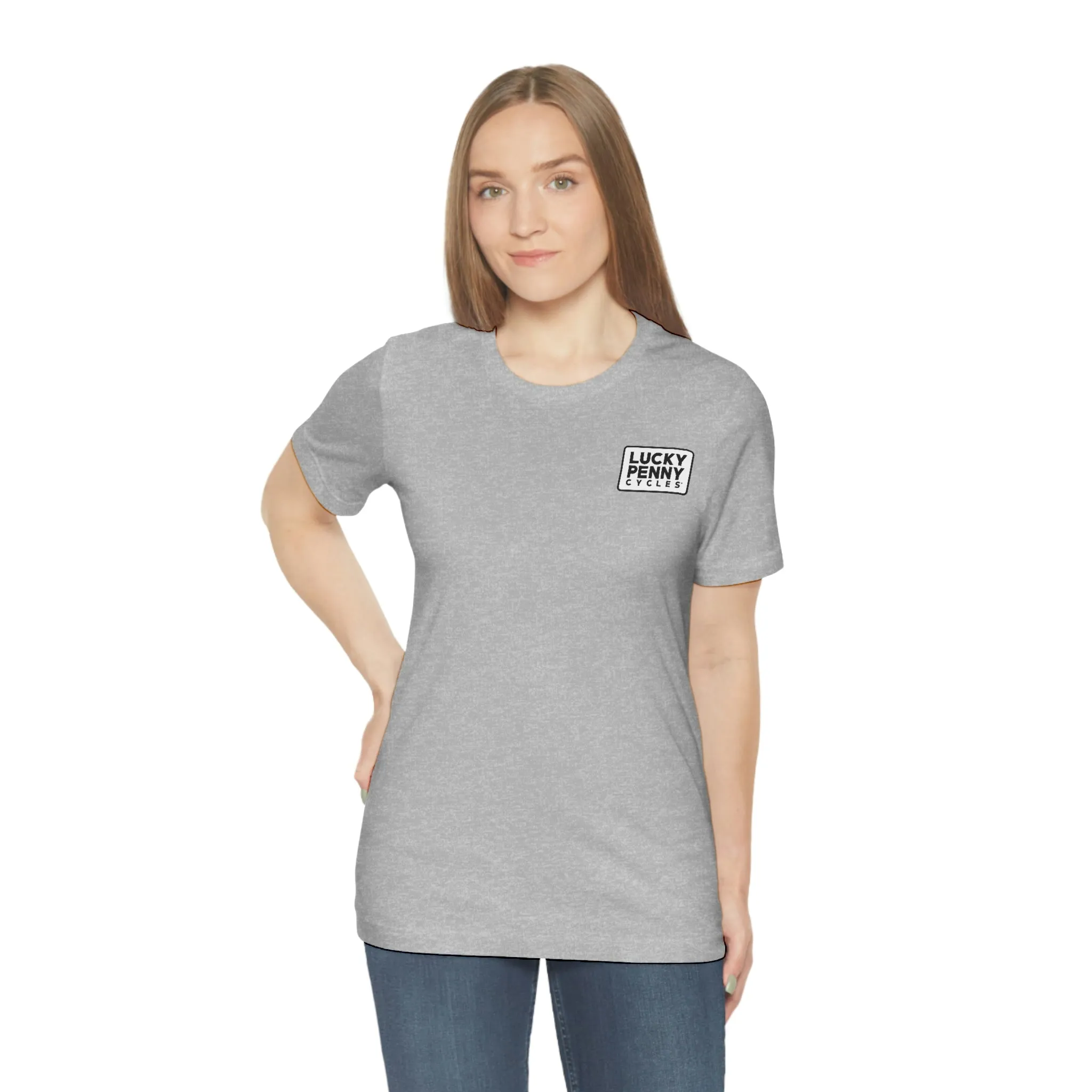 Lucky Penny Cycles Vintage Square T-Shirt
