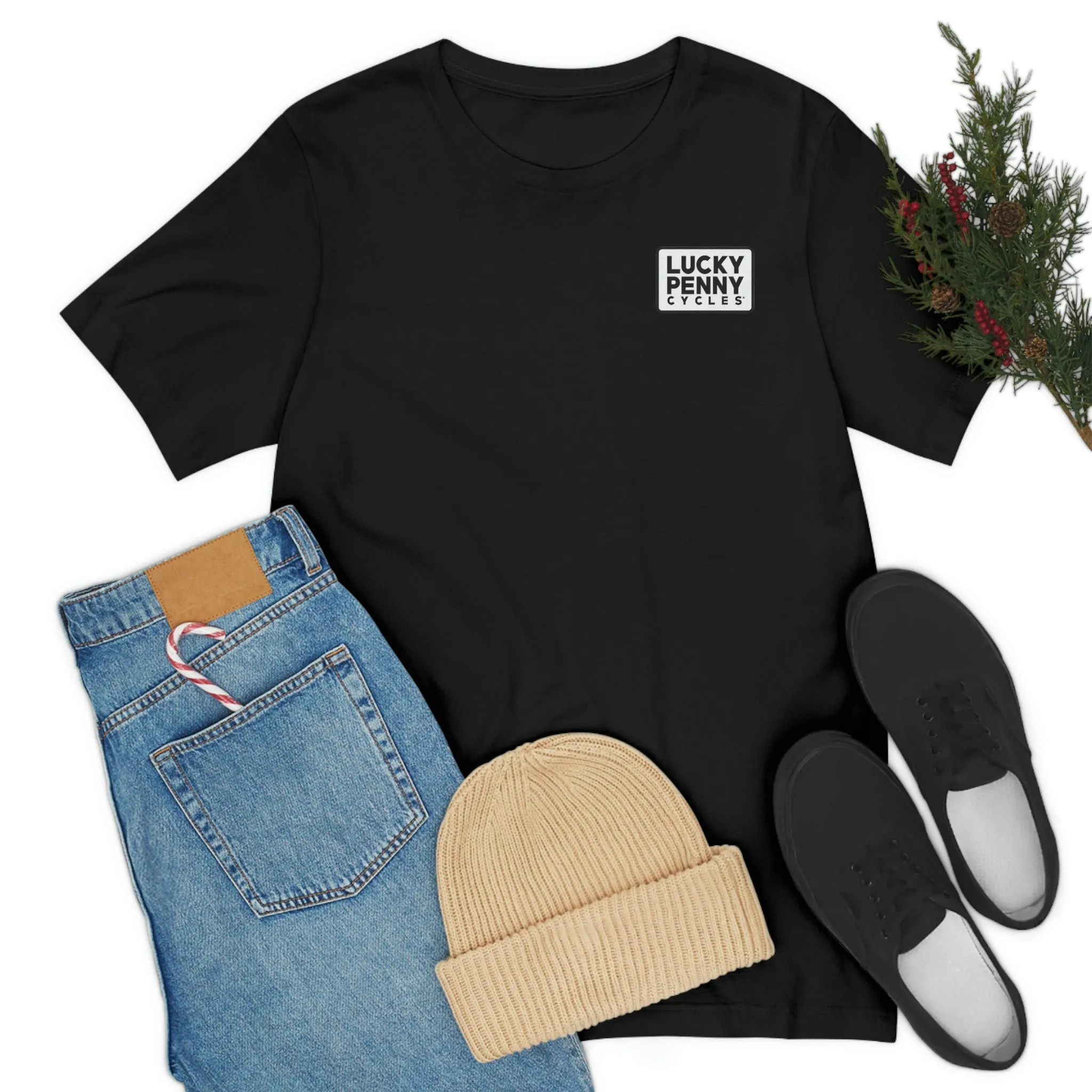 Lucky Penny Cycles Vintage Square T-Shirt