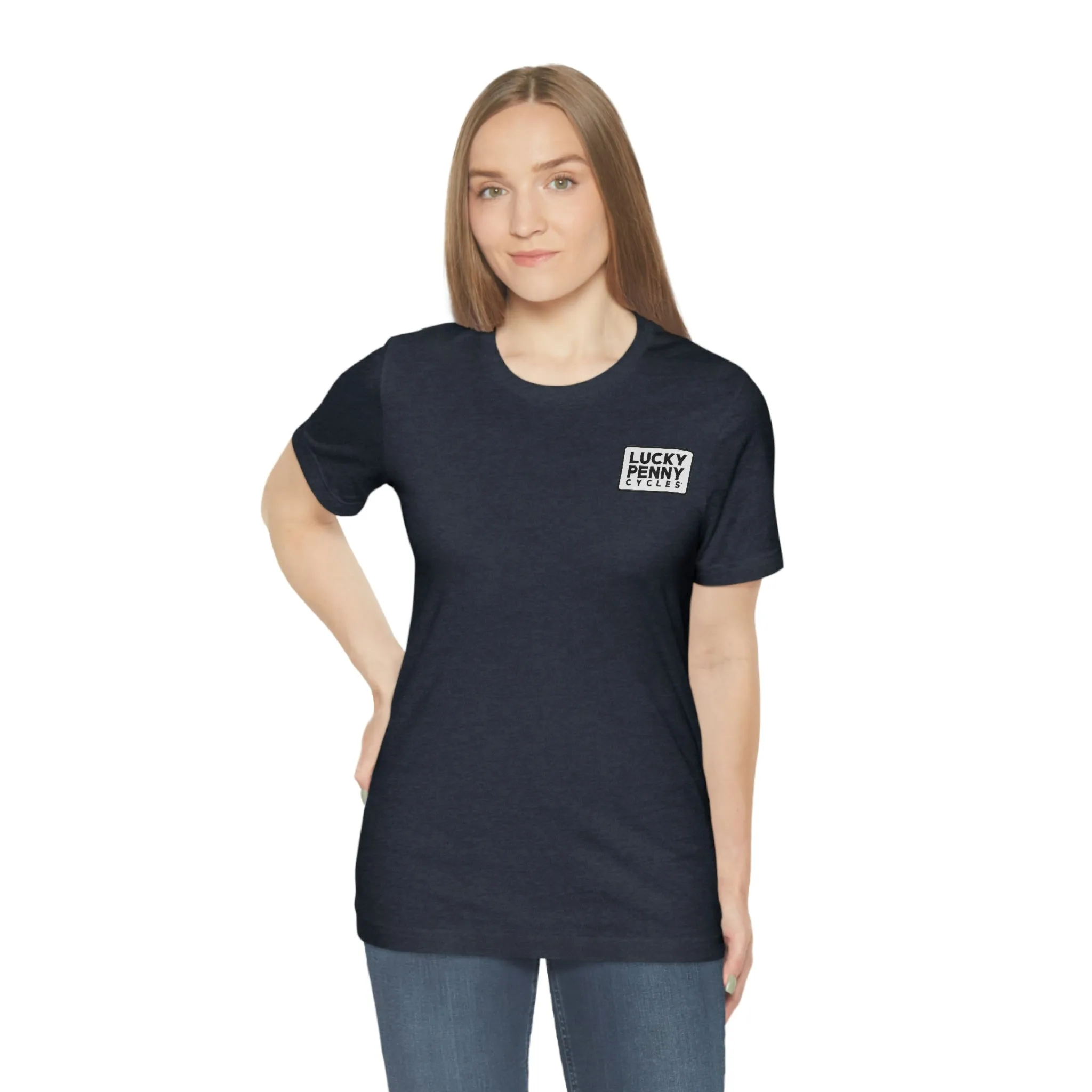 Lucky Penny Cycles Vintage Square T-Shirt