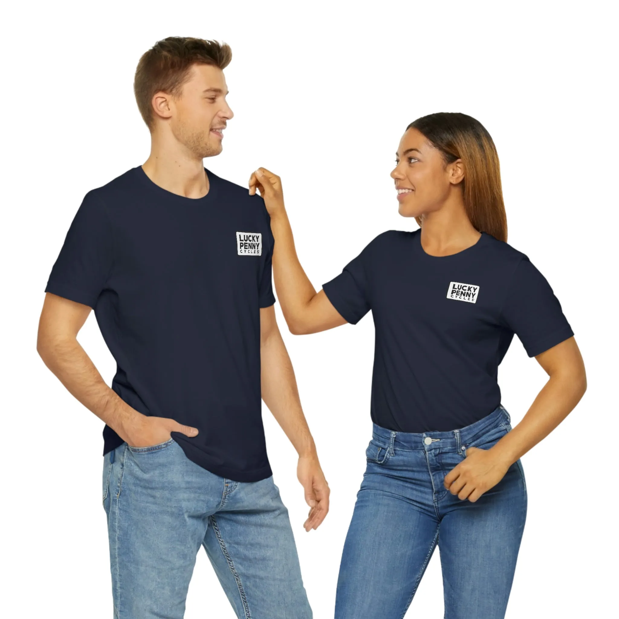 Lucky Penny Cycles Vintage Square T-Shirt