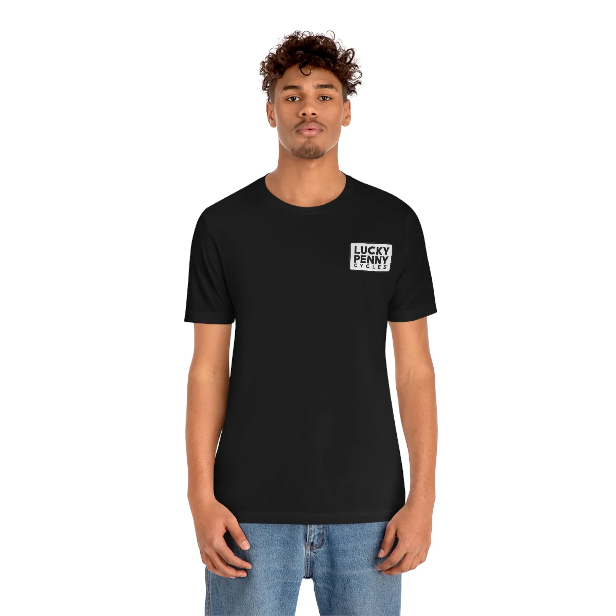 Lucky Penny Cycles Vintage Square T-Shirt