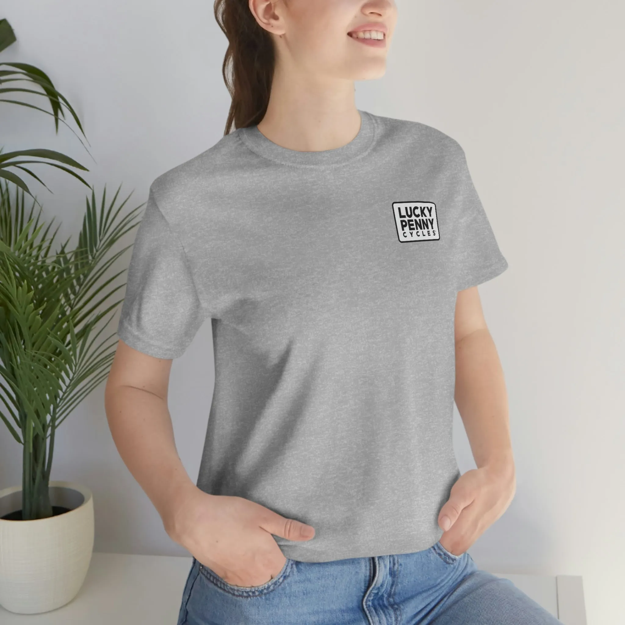 Lucky Penny Cycles Vintage Square T-Shirt